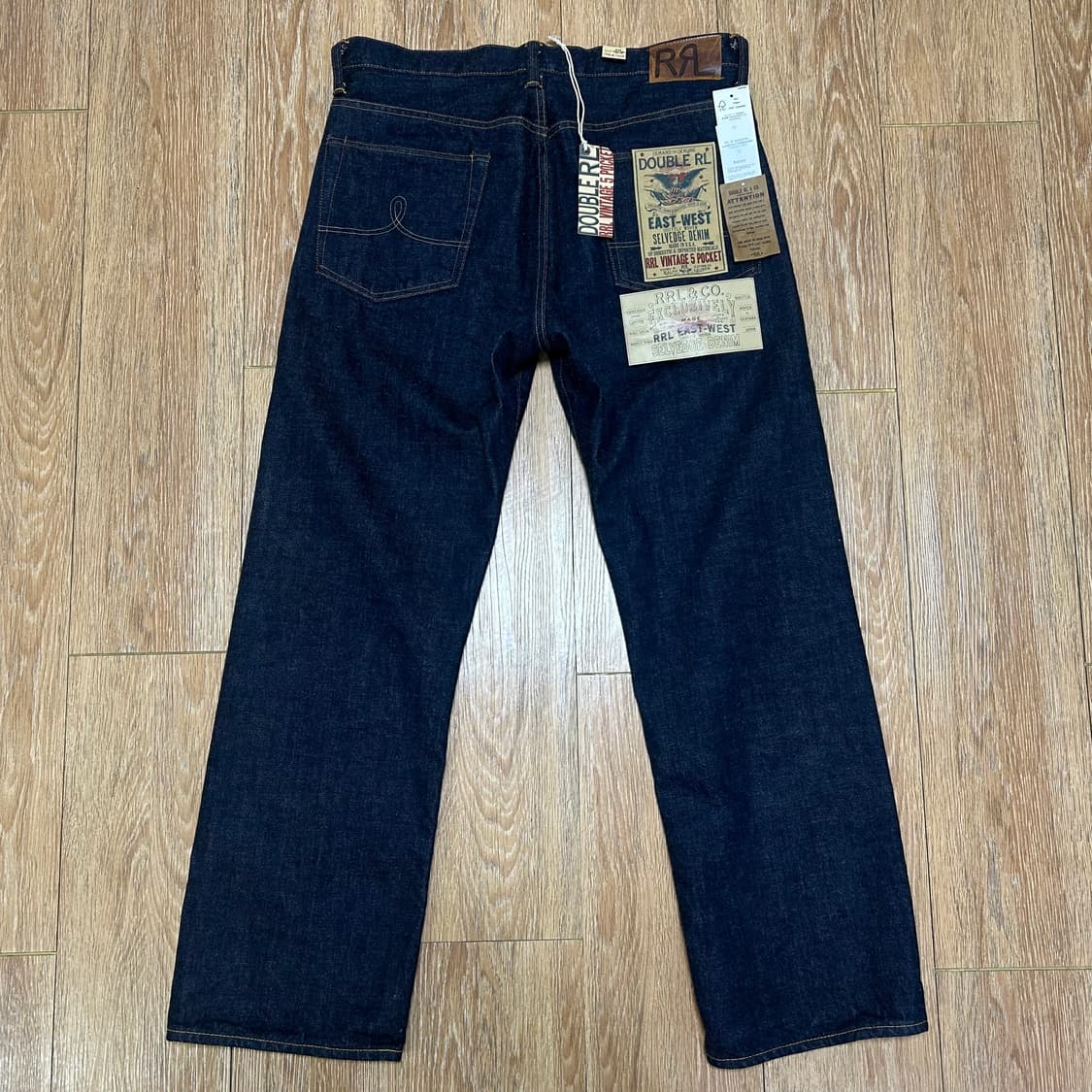 RRL 빈파포 이스트웨스트 셀비지 34/32 더블알엘 빈티지 파이브포켓 상품이미지3