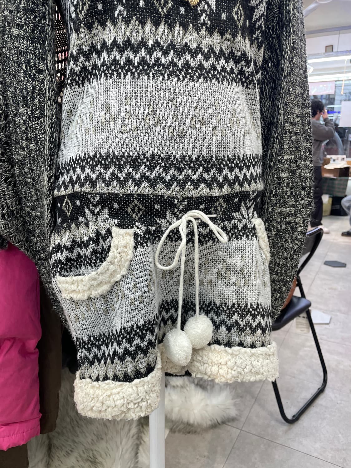 빈티지 폼폼 점프슈트 상품이미지3