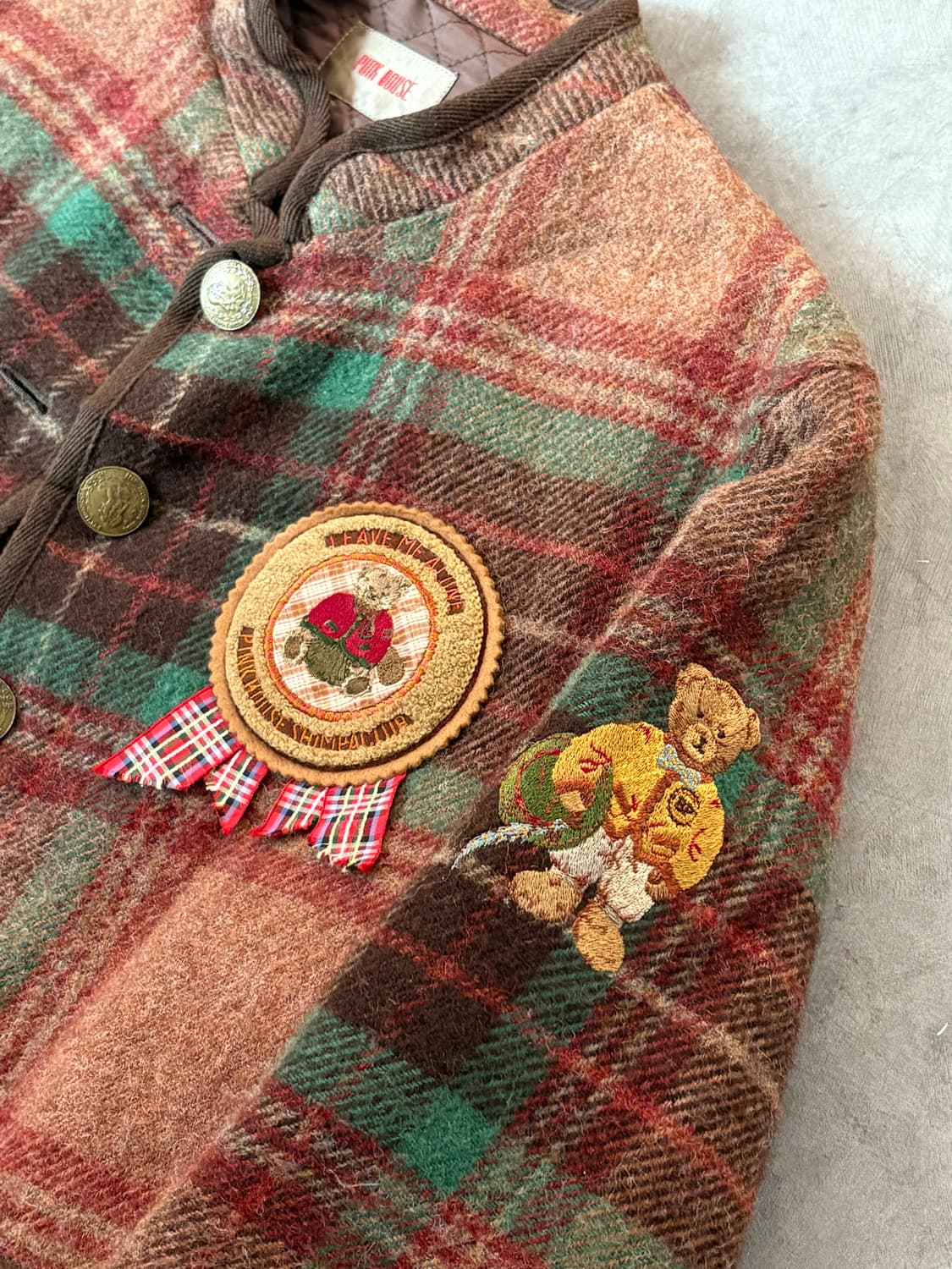 Pink House 핑크하우스 체크 울 자켓 상품이미지3