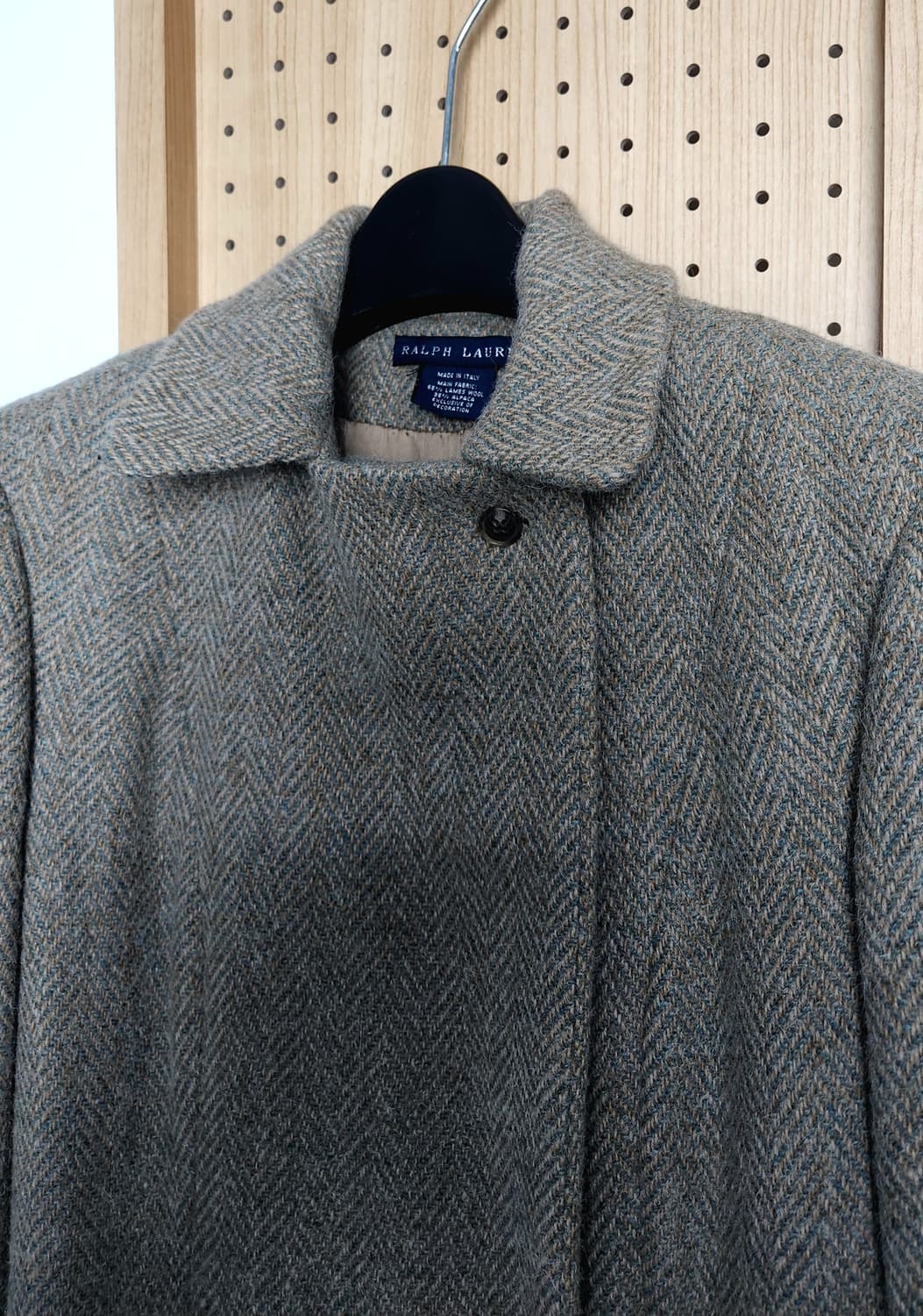 랄프로렌 이태리 알파카 램스울 헤링본 롱코트 2 상품이미지2