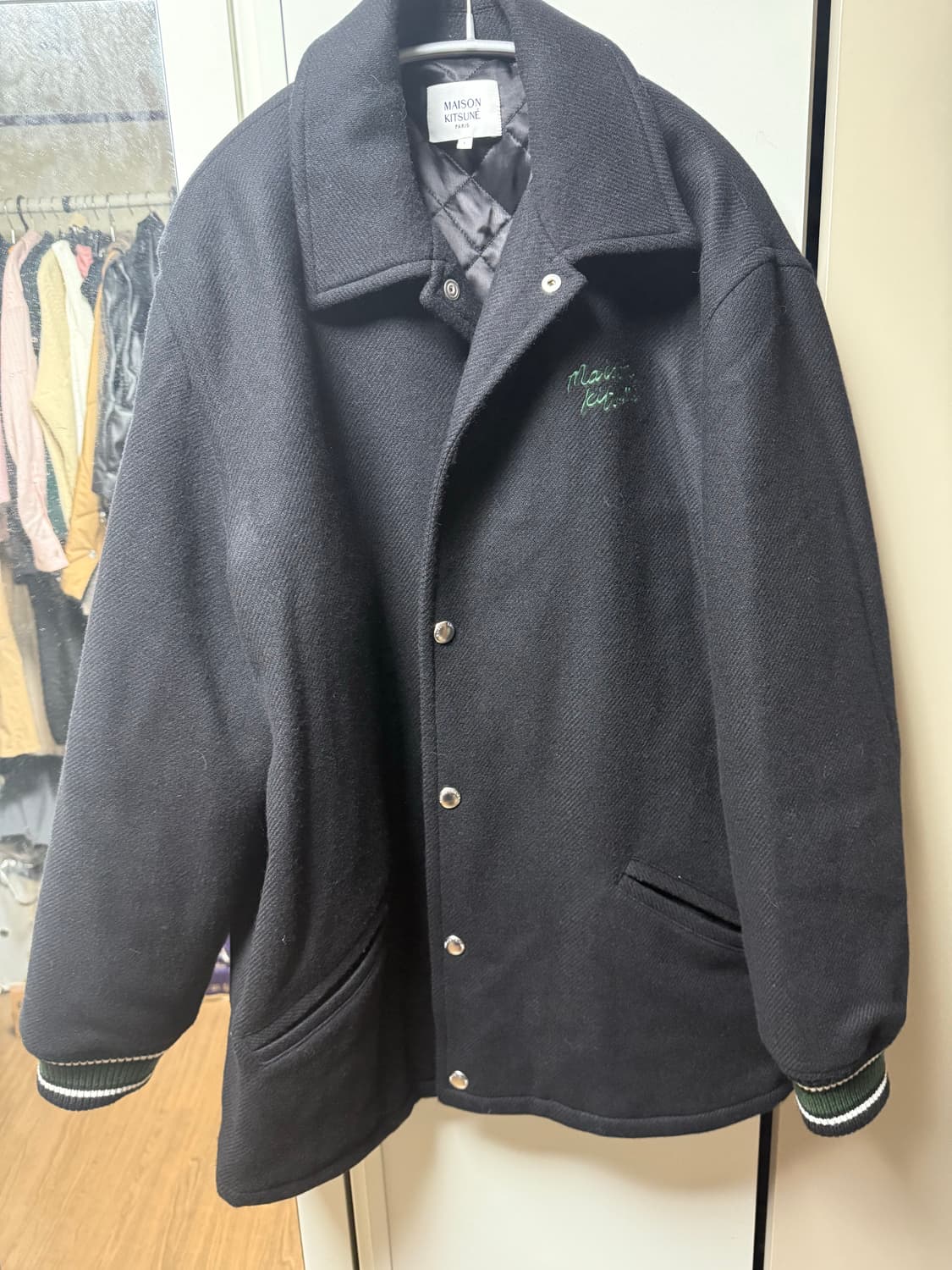 [L] 24FW 메종키츠네 바시티자켓 상품이미지2