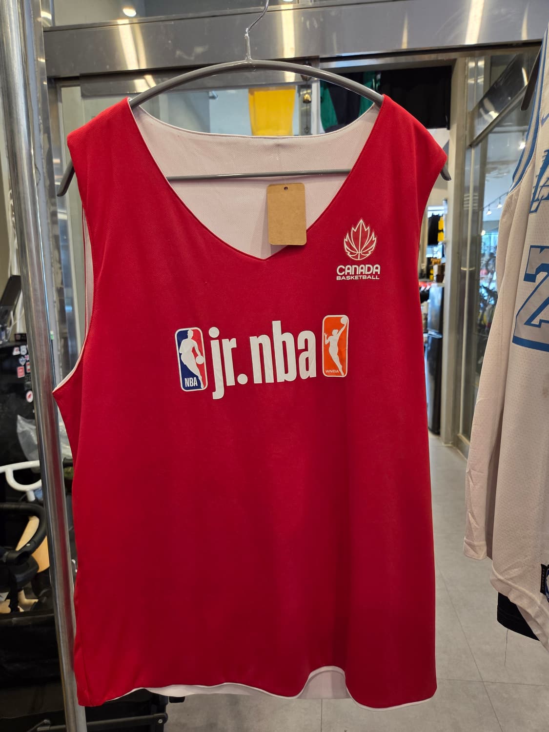 Jr. NBA Canada 리버시블 연습용 저지 (상태 좋음) 상품이미지1