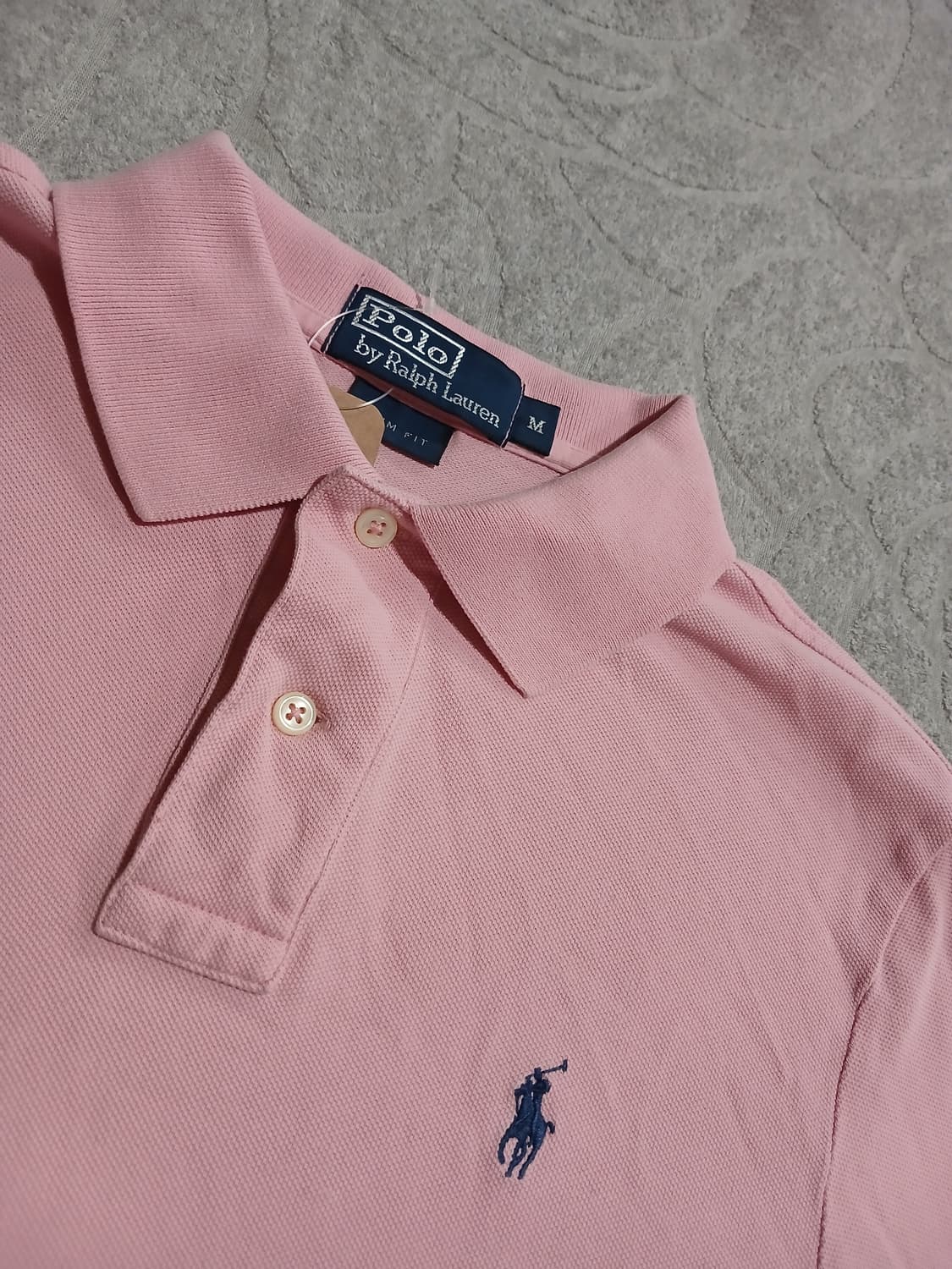 폴로 랄프로렌 핑크 긴팔 카라티 M 상품이미지6