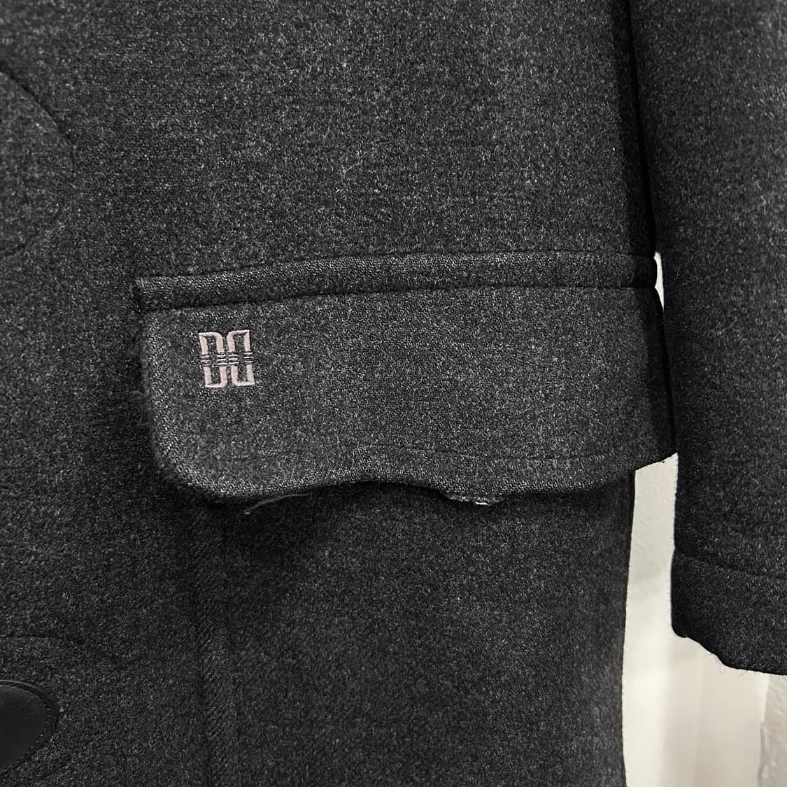 닥스 런던 울 후드탈착 카라 더플코트 상품이미지4