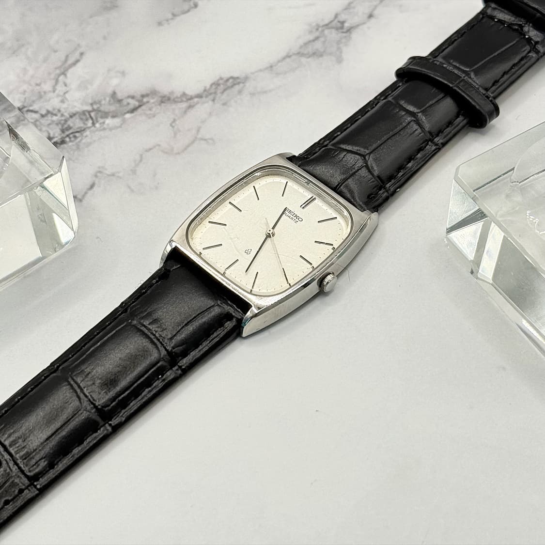  80s90s 빈티지 세이코 탱크 타입 스퀘어 워치 상품이미지7