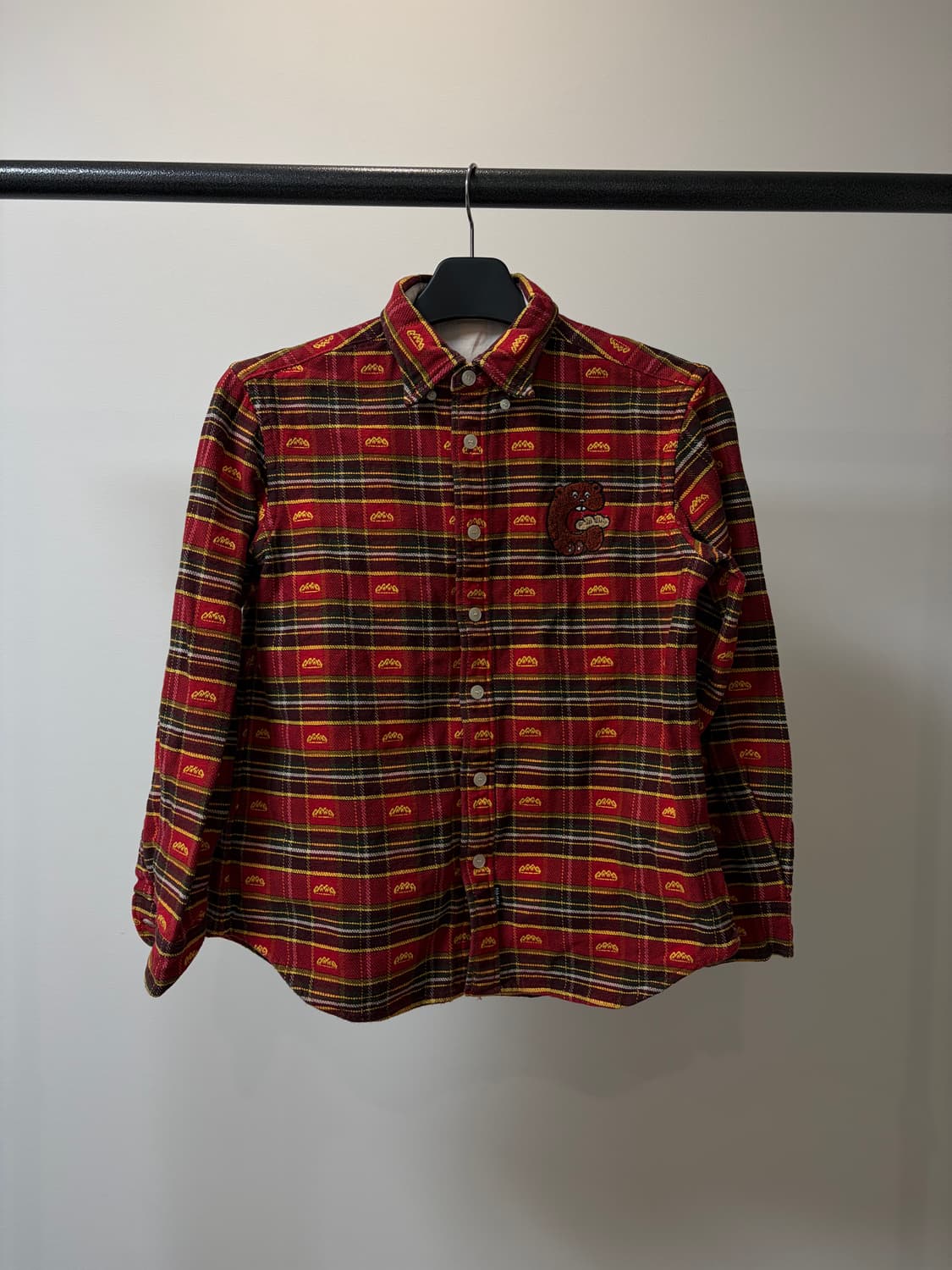 (2) Ne-net 네넷 플란넬 체크 패턴 셔츠 상품이미지1