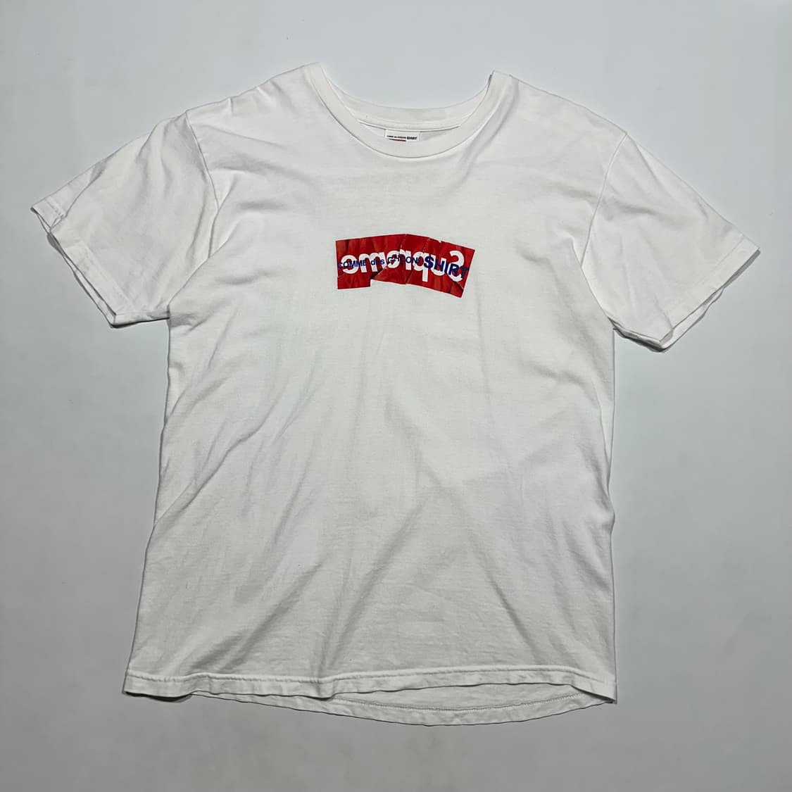 슈프림 꼼데가르송 박스로고 반팔티셔츠 상품이미지1