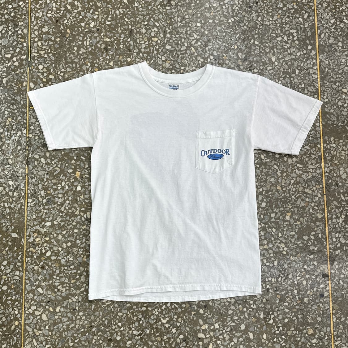 Early 00s 배스 물고기 포켓 티셔츠 M 상품이미지2