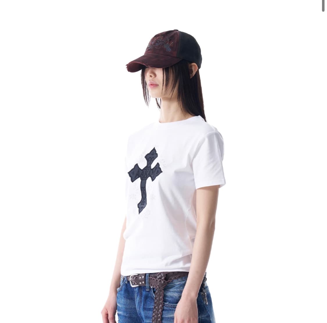 아캄 AKM CROS2 Half Top (White) 1size 상품이미지2