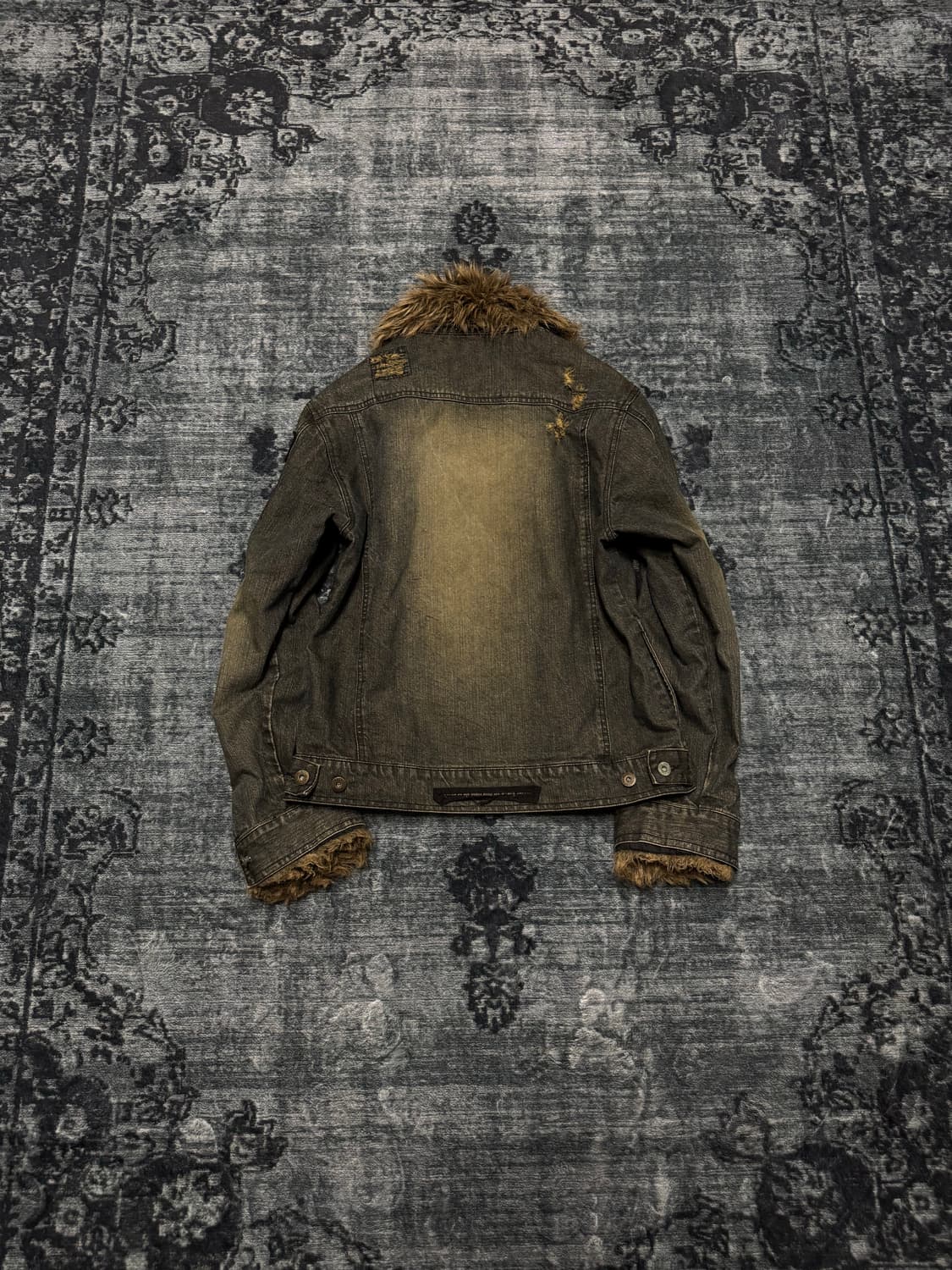 In the attic 00s patch trimming fur deni 상품이미지6