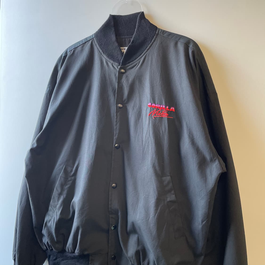 90s  빈티지 고릴라 넛츠 베이스볼 자켓 상품이미지4