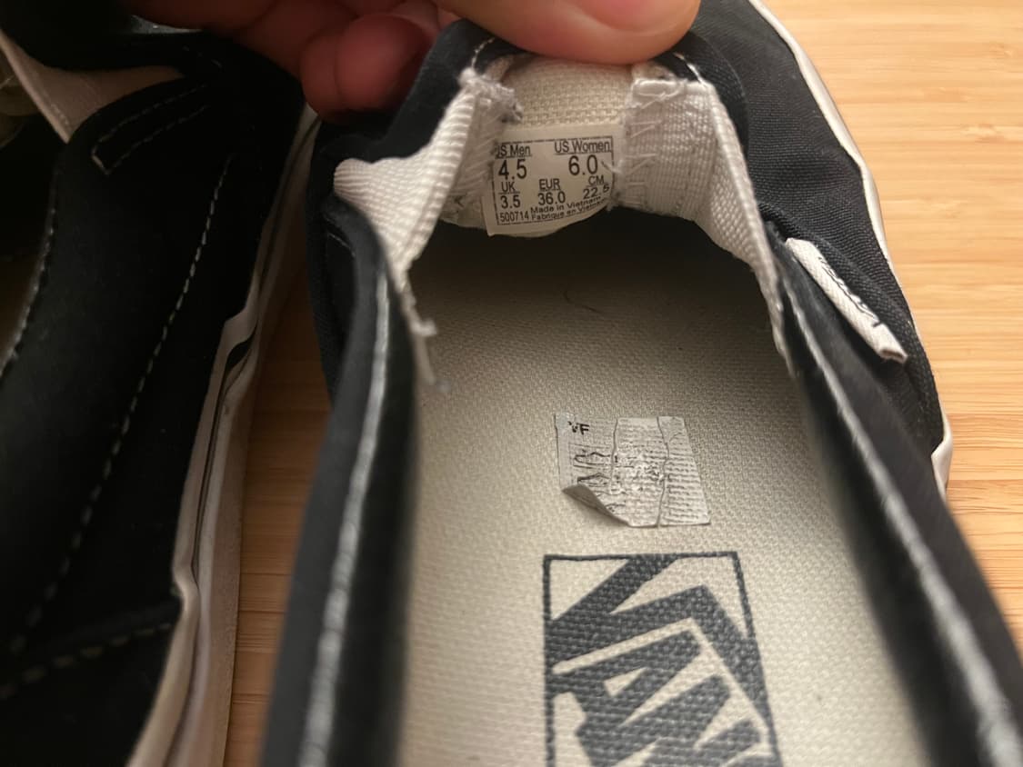 Vans 반스 볼트 슬립온 블랙 225 상품이미지6