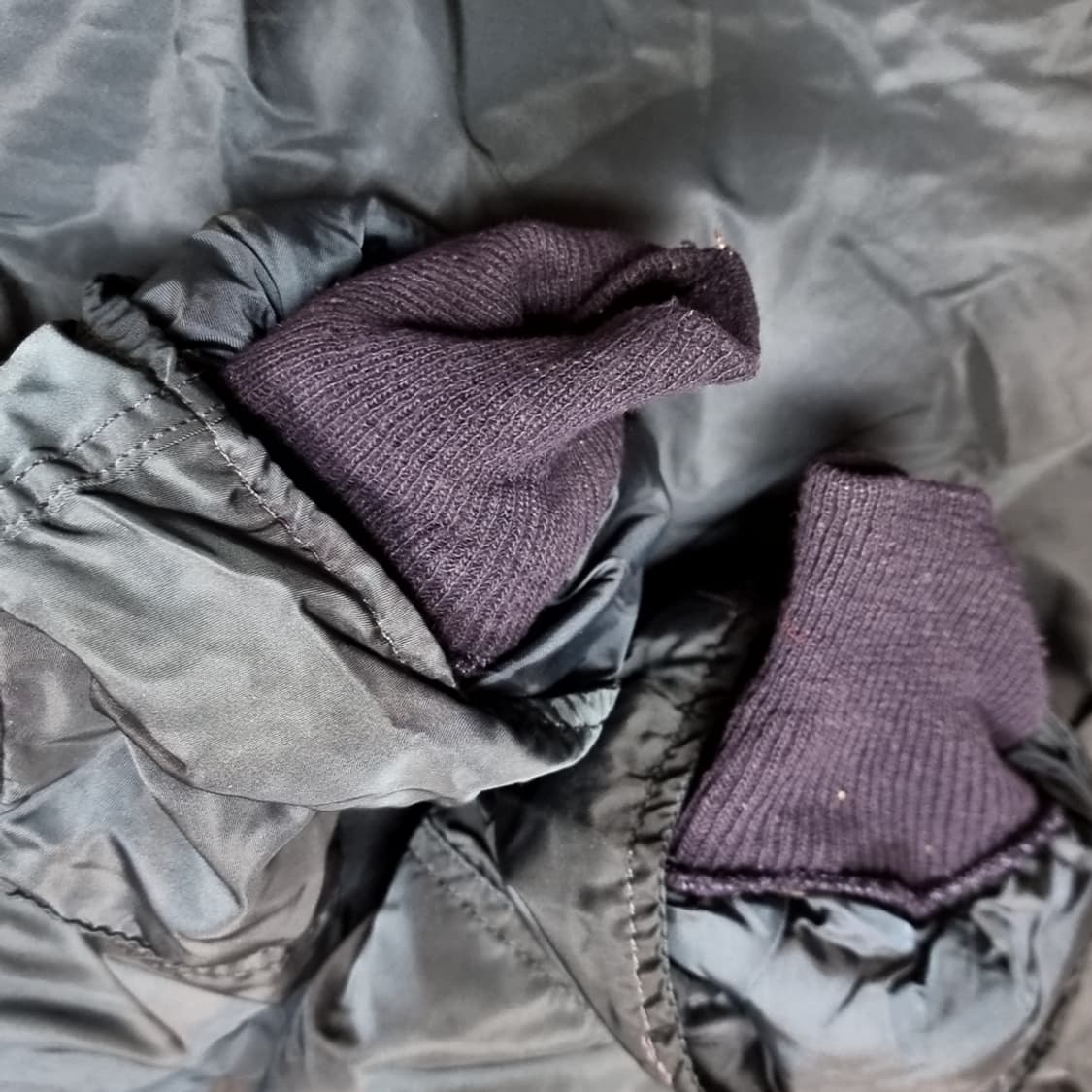 미제 알파인더스트리 N3B 블루 퍼 후드 패딩 코트(XL) 상품이미지7