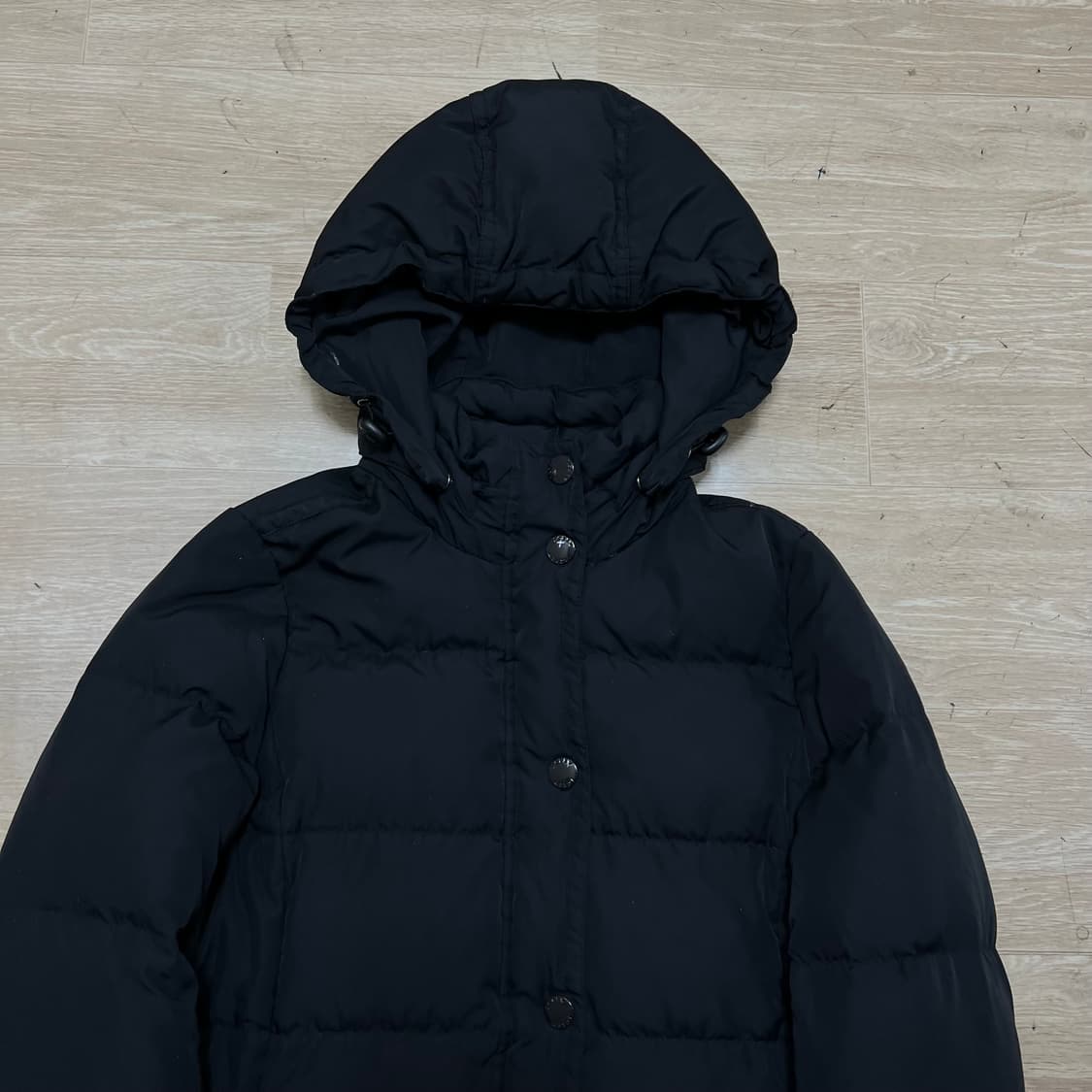 제이크루 여성 덕다운 후드 롱패딩 [블랙] S/90 상품이미지2