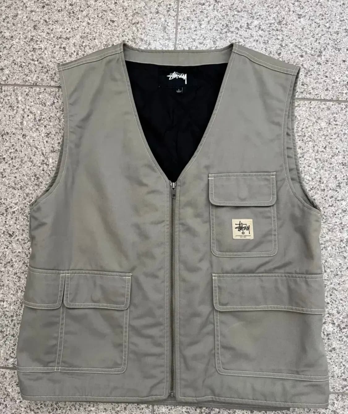 [L] STUSSY INSULATED WORK VEST 스투시 베스트 상품이미지2