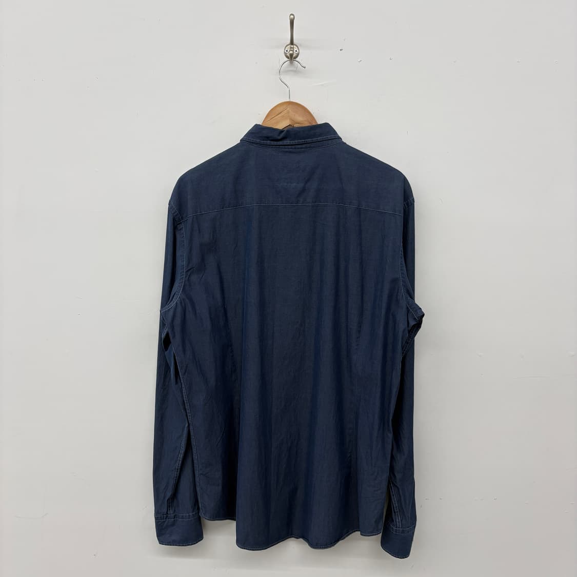 마시모두띠 네이비 긴팔 셔츠 남2XL 상품이미지5