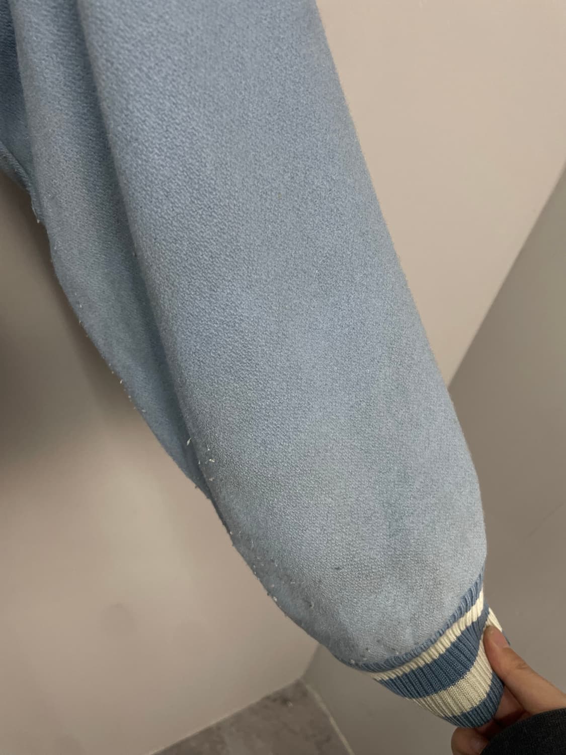 WWS MLB 양키스 라이트블루 울 바시티 자켓 H1180 상품이미지9