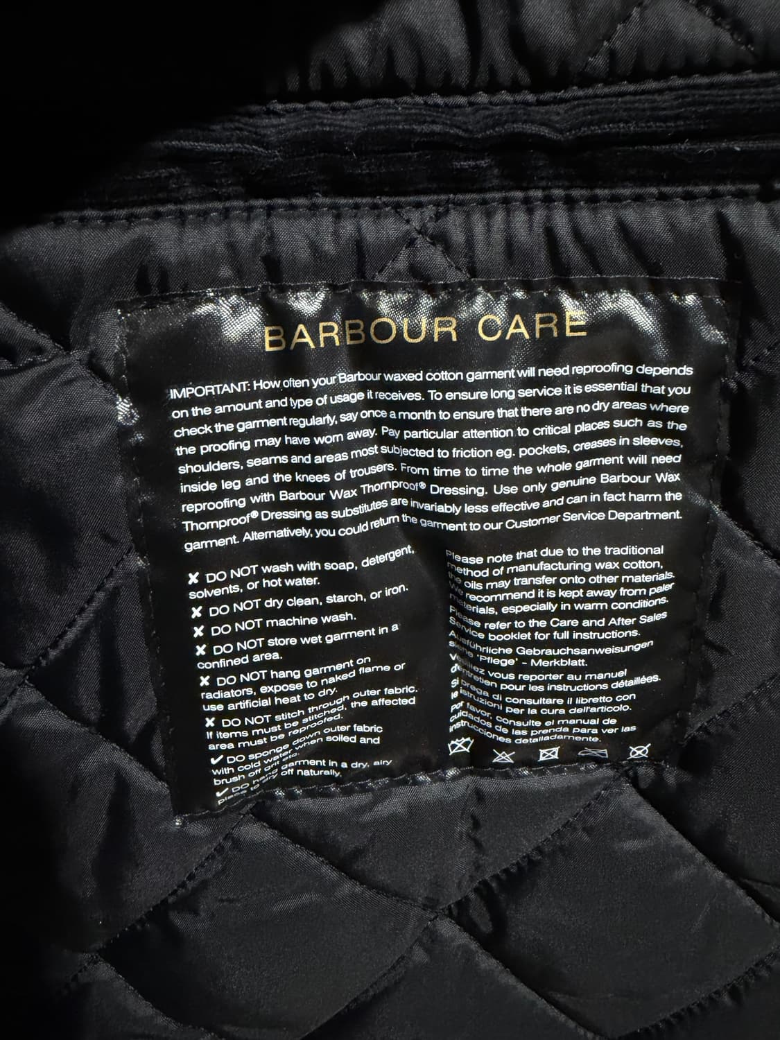 [A급] 바버 인터내셔널 듀크 M(100)사이즈 / 외부 실착 0회 상품이미지4