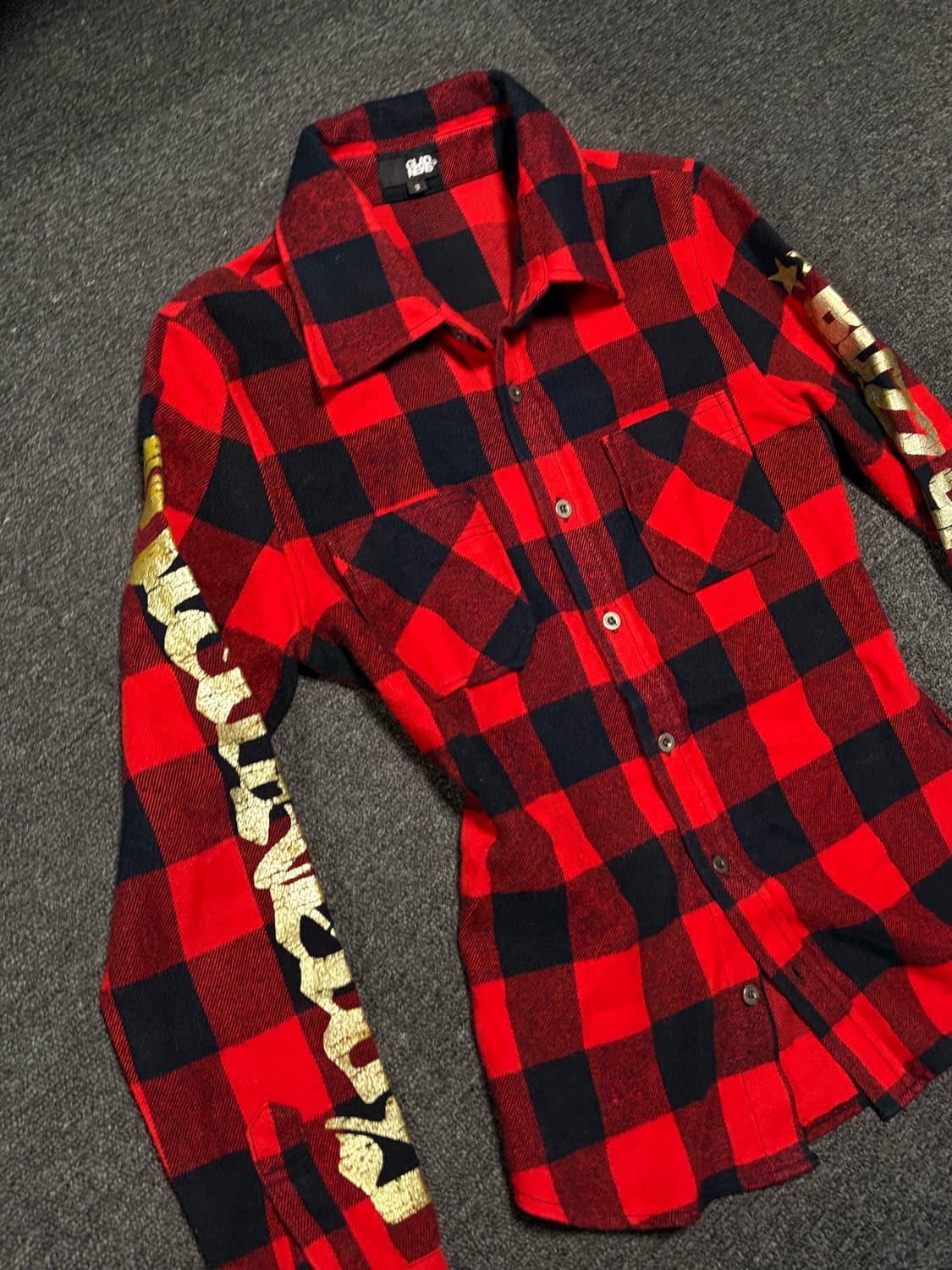 Y2K &Rock Punk Plannel shirt 상품이미지4