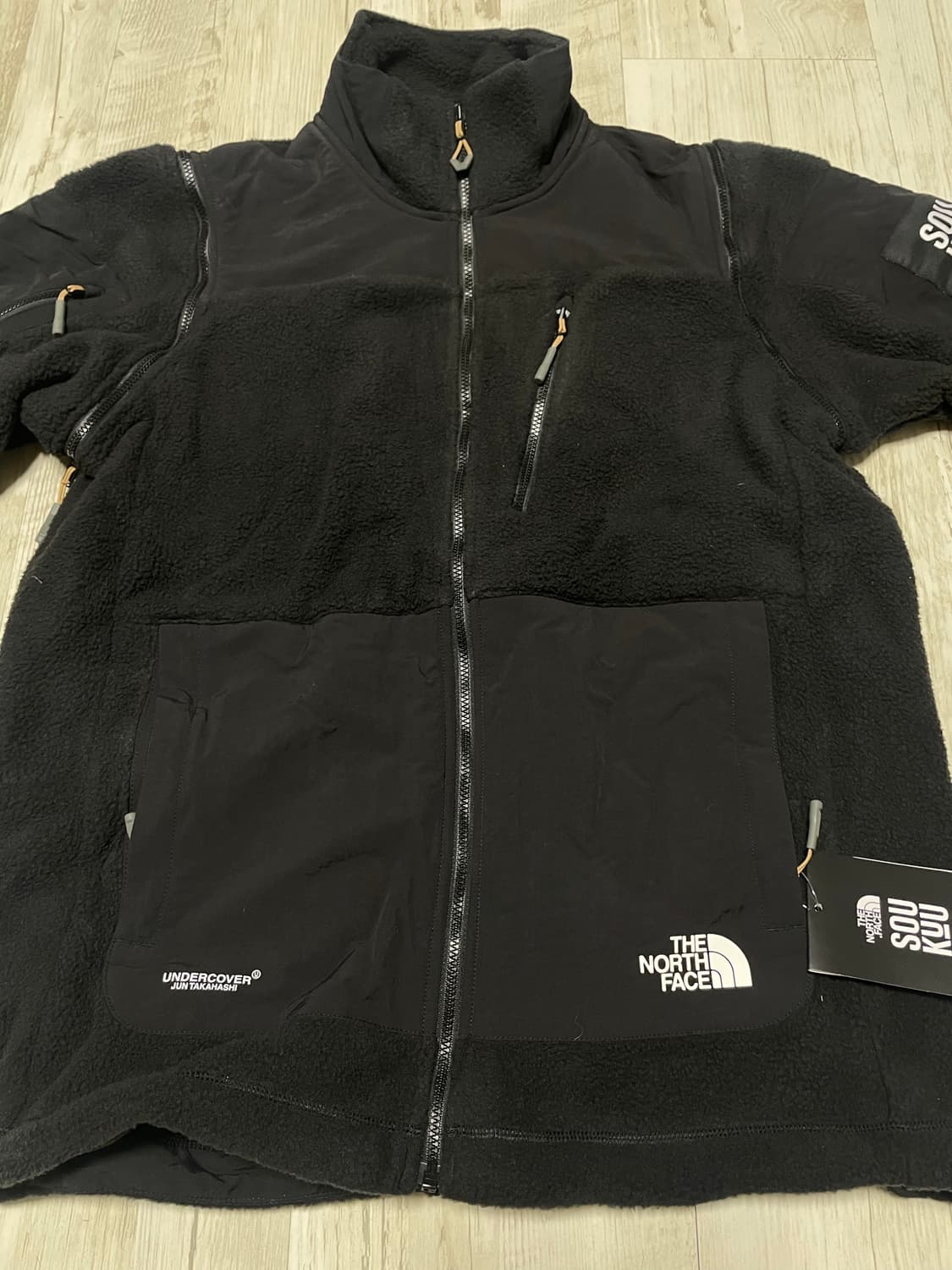 [S] 노스페이스 x 언더커버 소우쿠 집 오프 플리스 자켓 TNF 블랙 상품이미지1