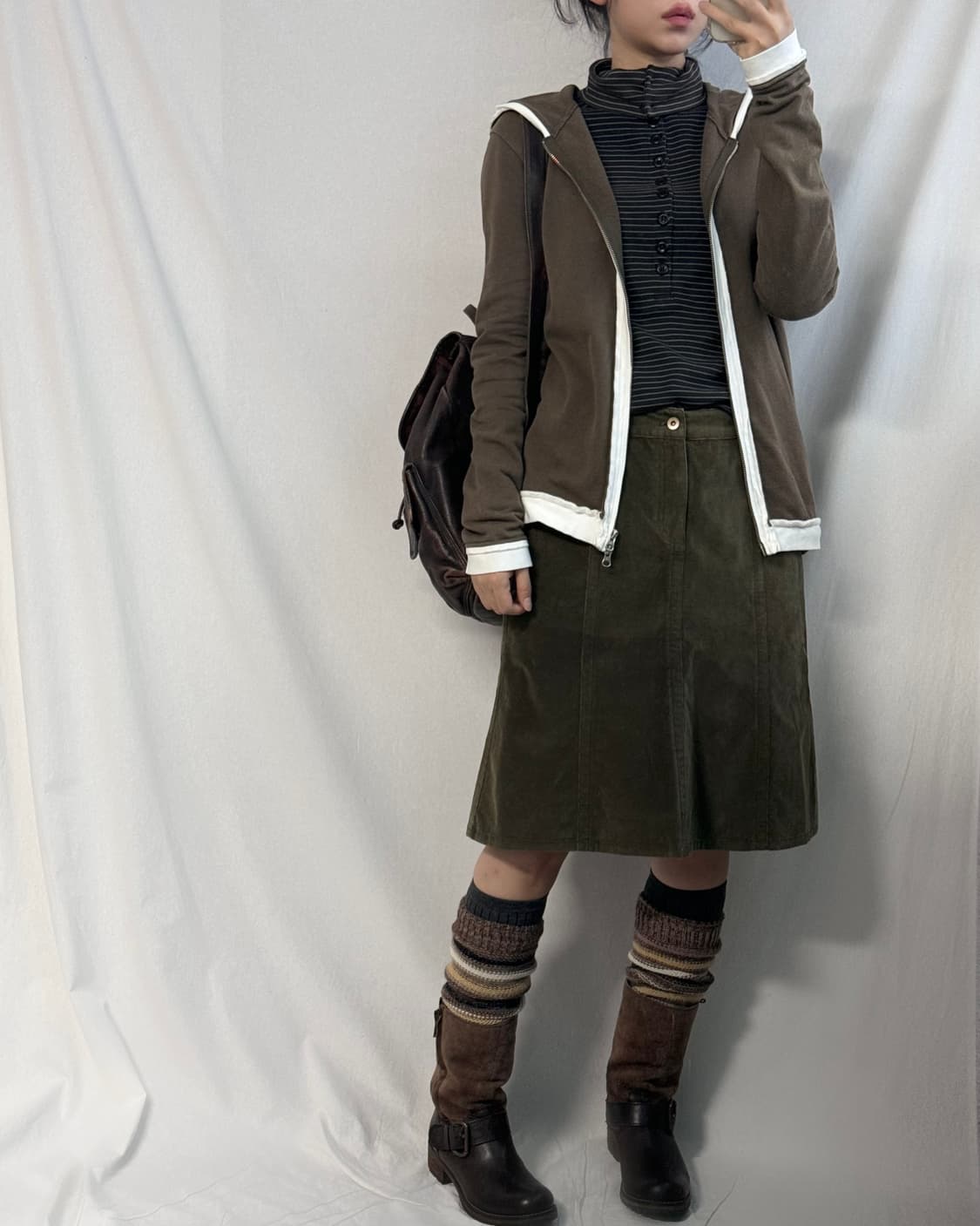 에디바우어 코듀로이 스커트 상품이미지8