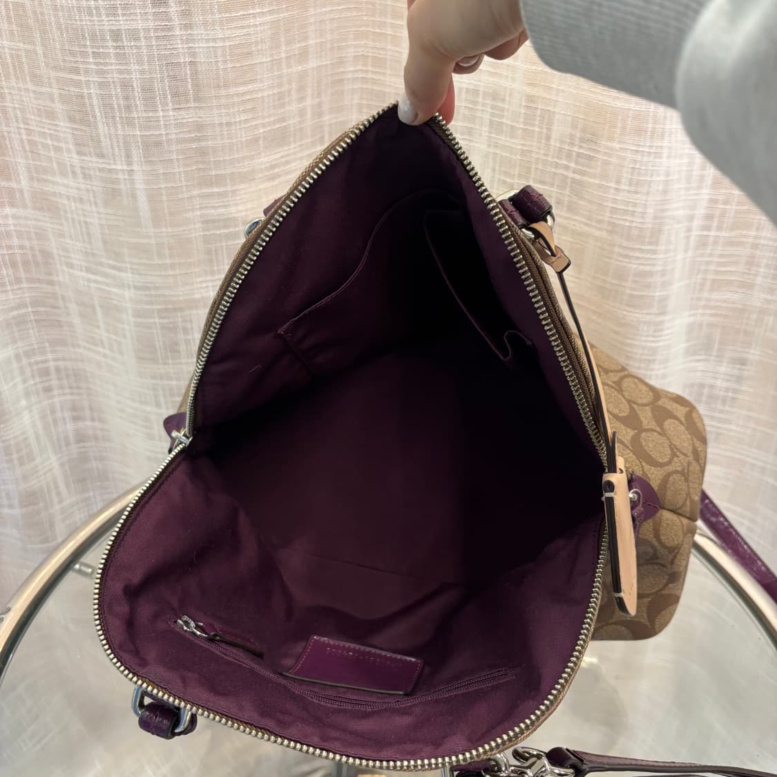 코치 시그니처 투웨이 토트백     상품이미지6