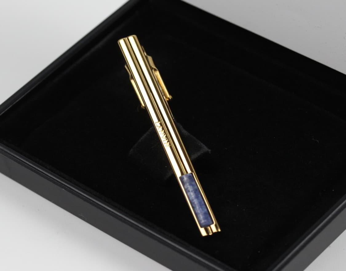 랑방 A등급 5.8cm 천연 라피스 원석 남자 명품 넥타이핀 상품이미지1