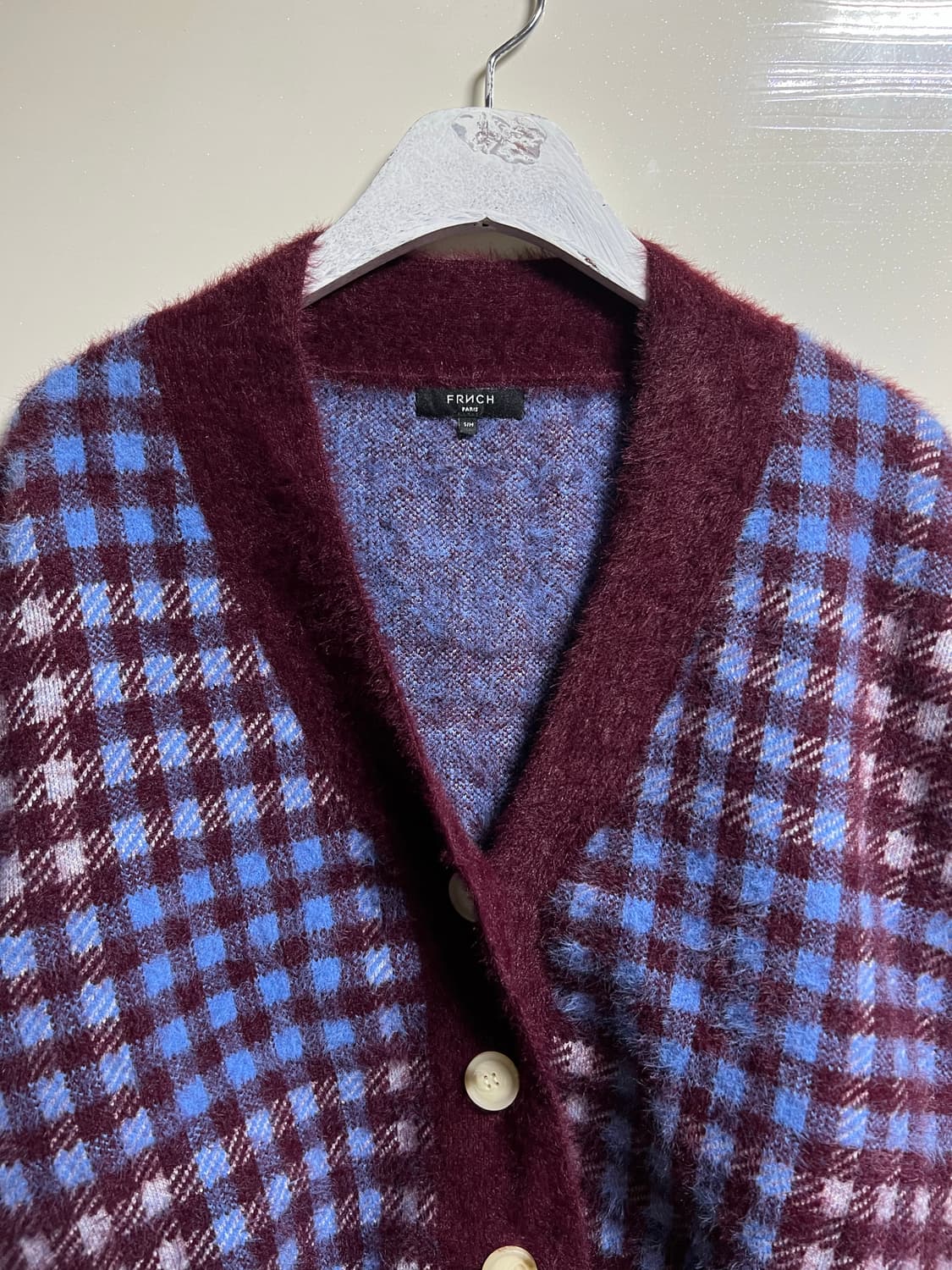 FRNCH PARIS 체크 가디건 상품이미지2