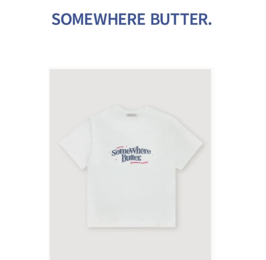 SOMEWHERE BUTTER 썸웨어버터 상품이미지3