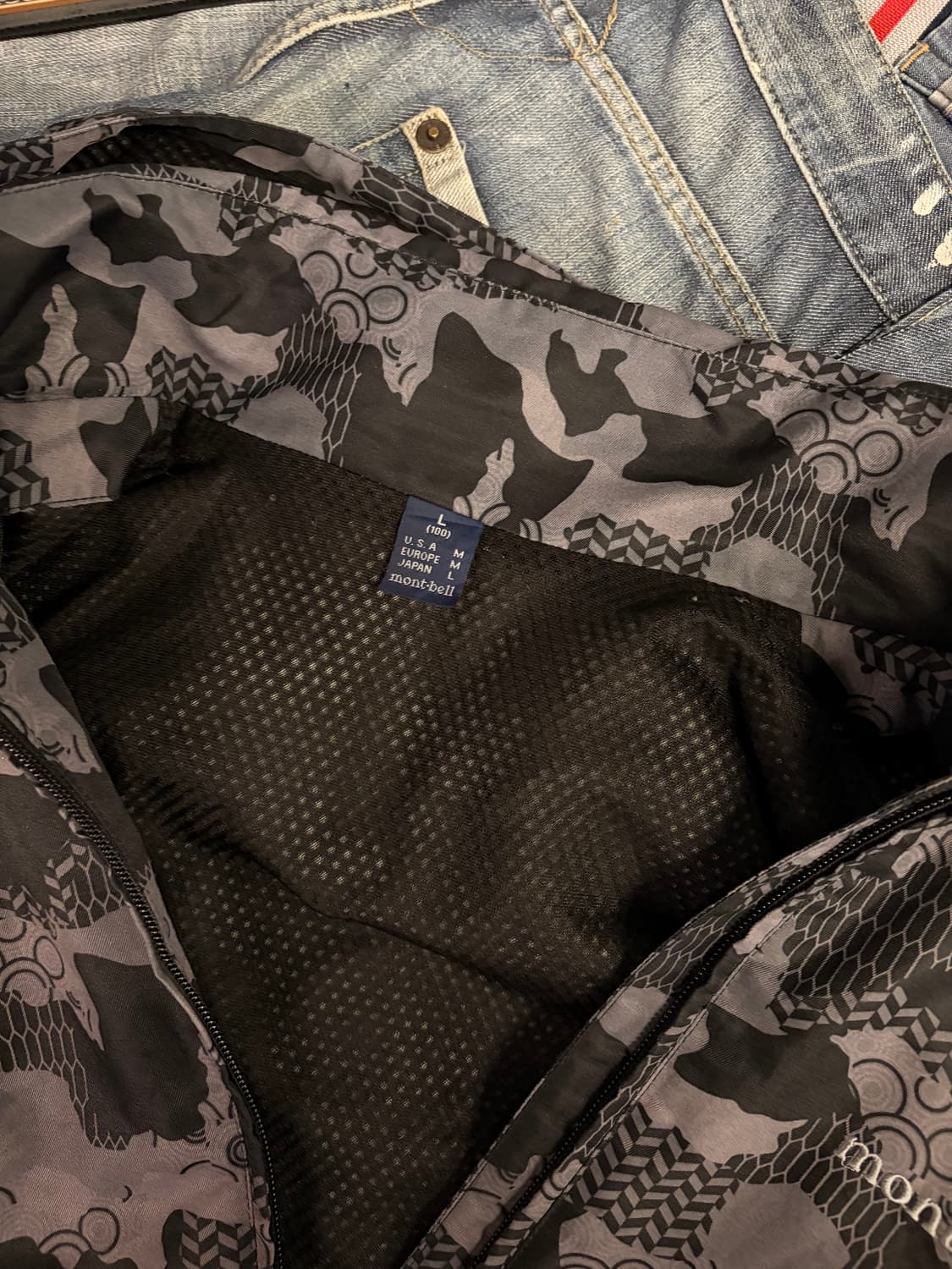 (정품/L) 몽벨 바람막이 a1 상품이미지4