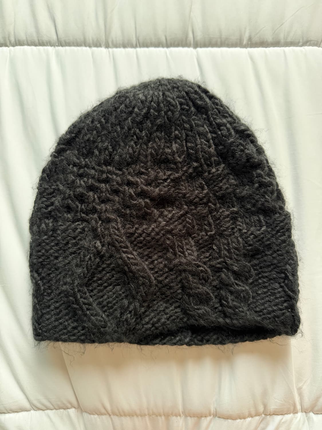 슈프림 블록 니트 비니 블랙 25ss  상품이미지3