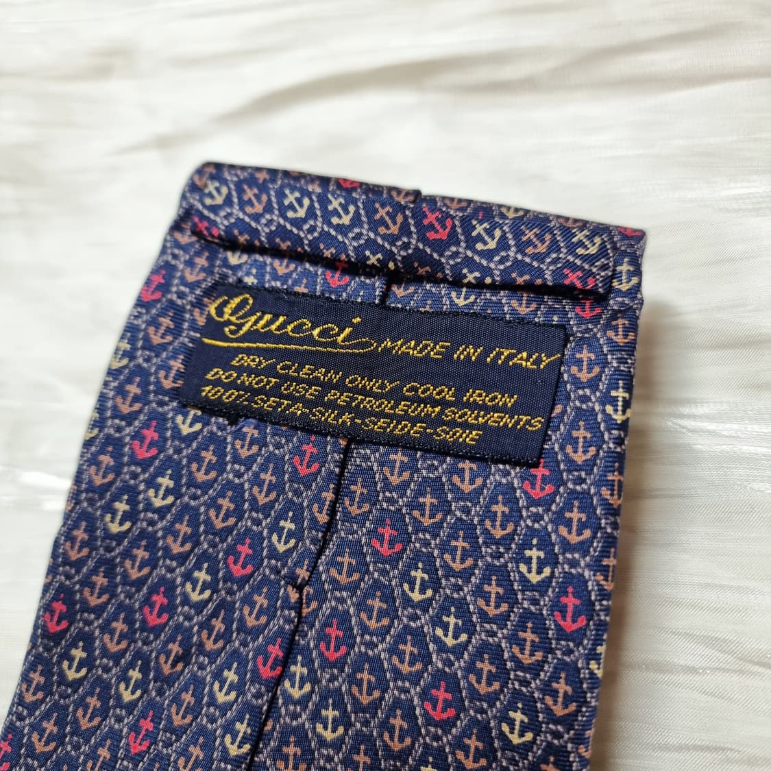 구찌 심플로고 실크100% 넥타이 (상태최상/드라이완료) 상품이미지3