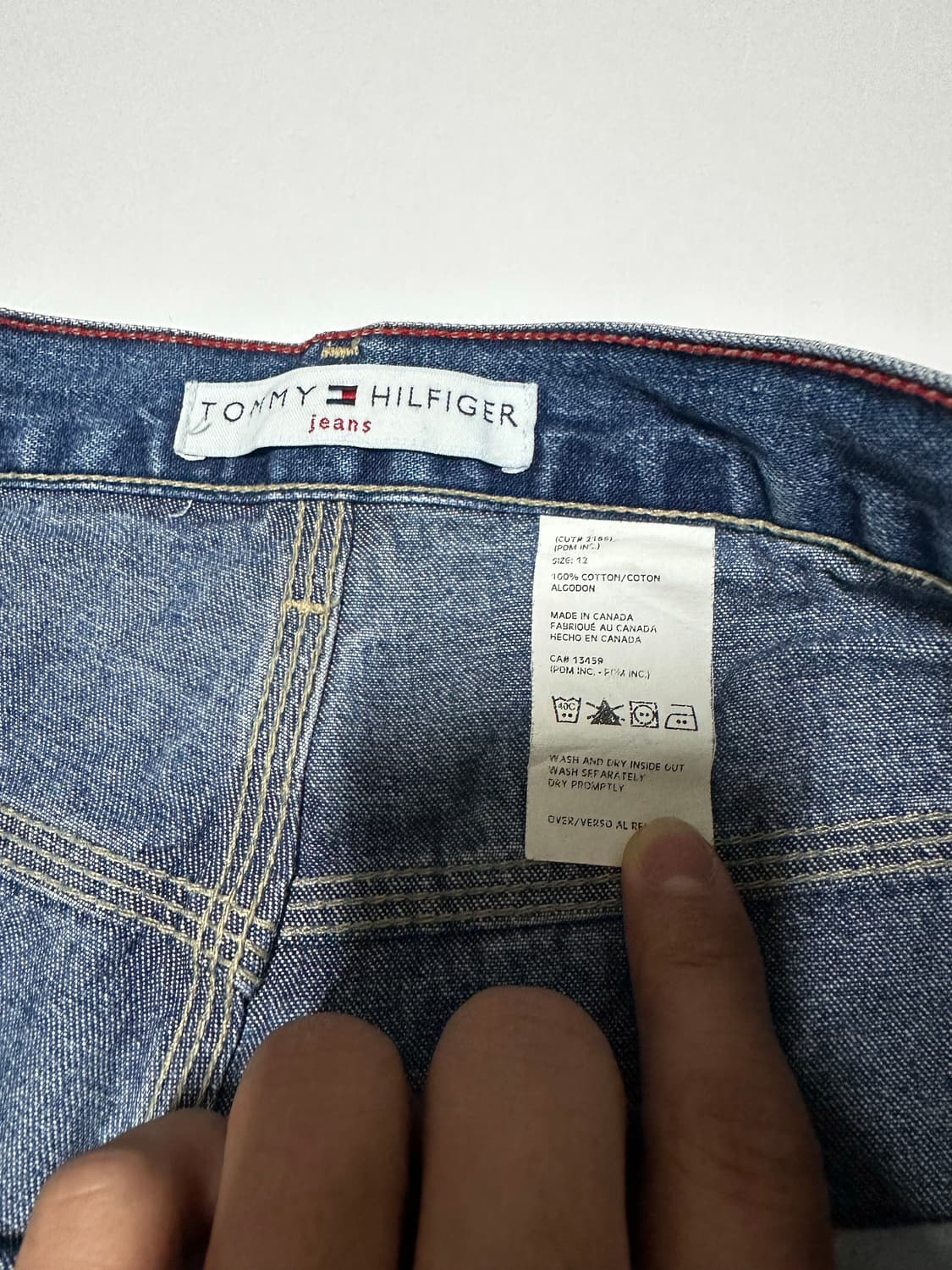 타미힐피거 데님 반바지 상품이미지5