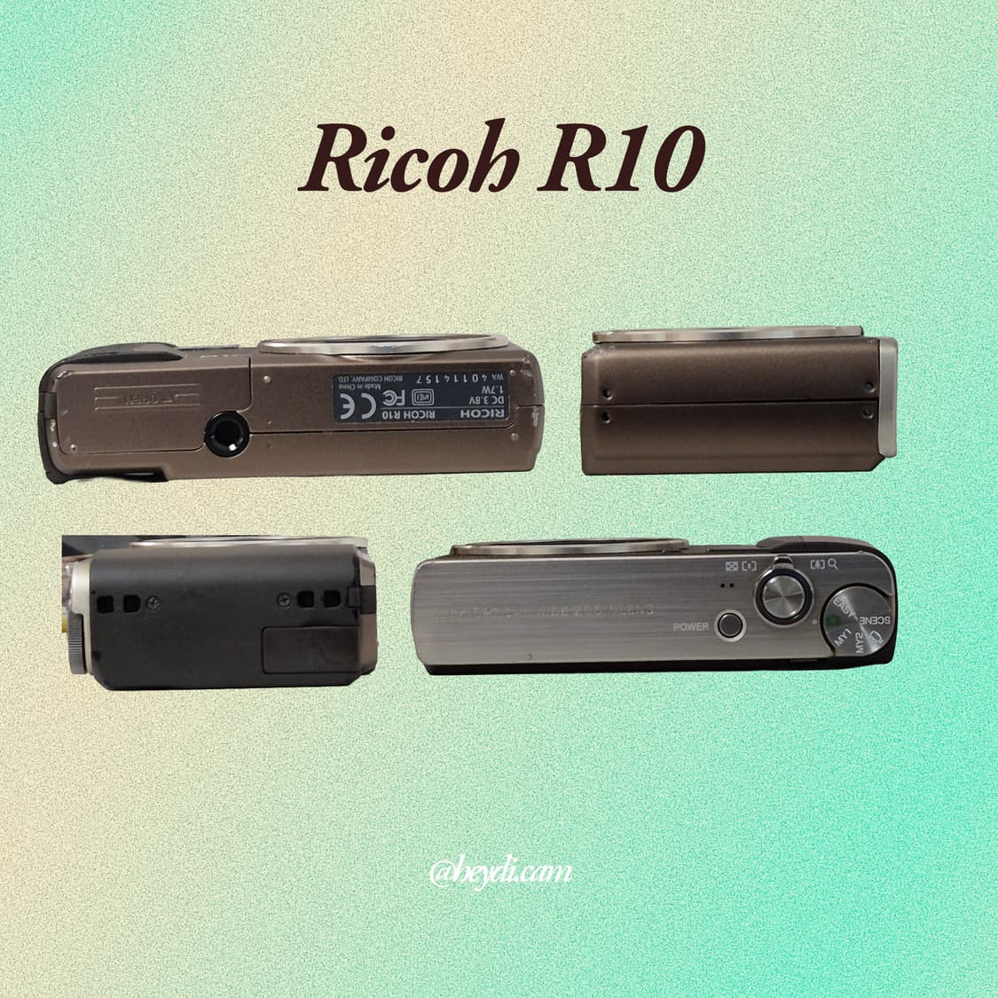 리코 R10(ricoh R10) 브라운 상품이미지3