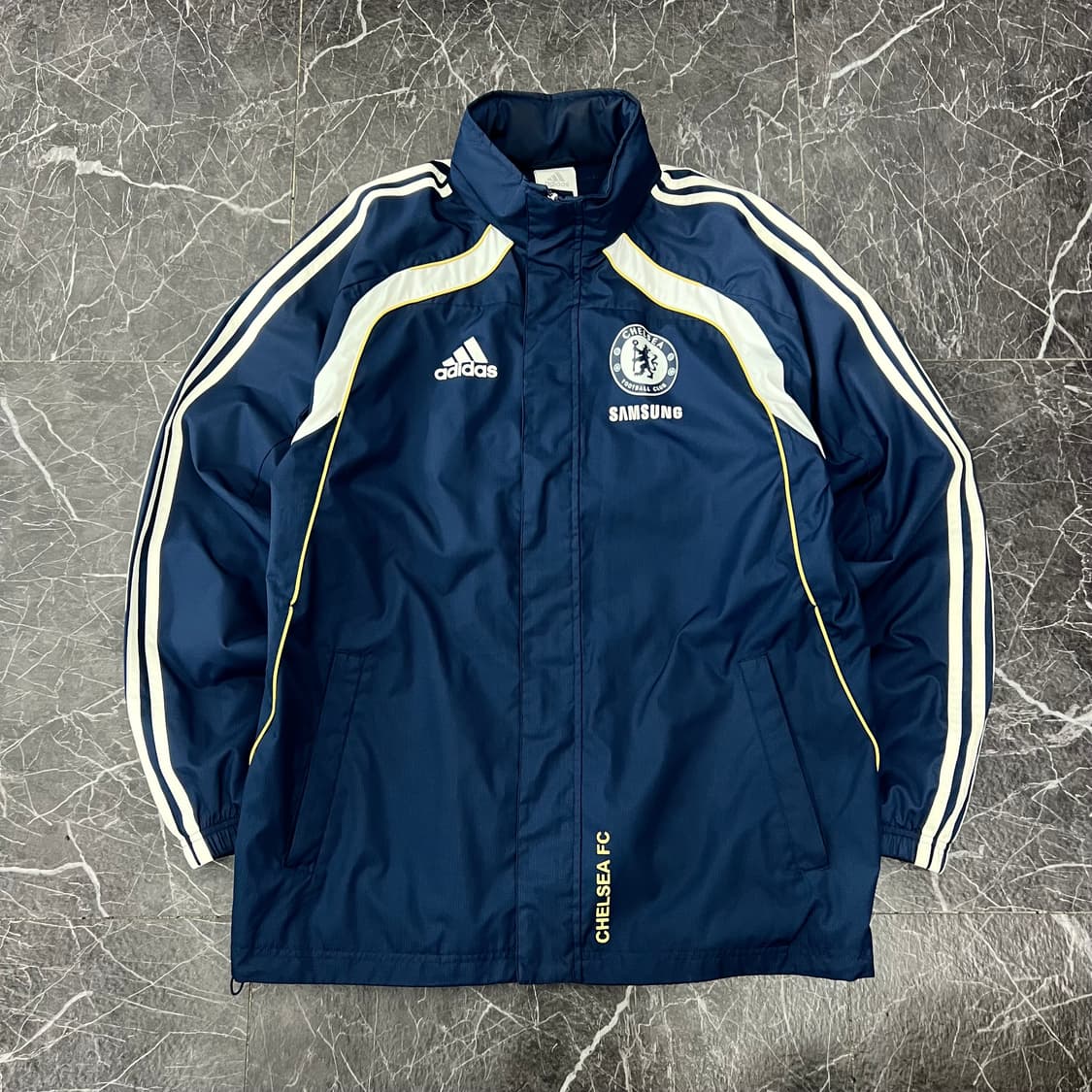 아디다스 삼선 10-11 삼성 첼시 FC 올웨더 바람막이 자켓 상품이미지4