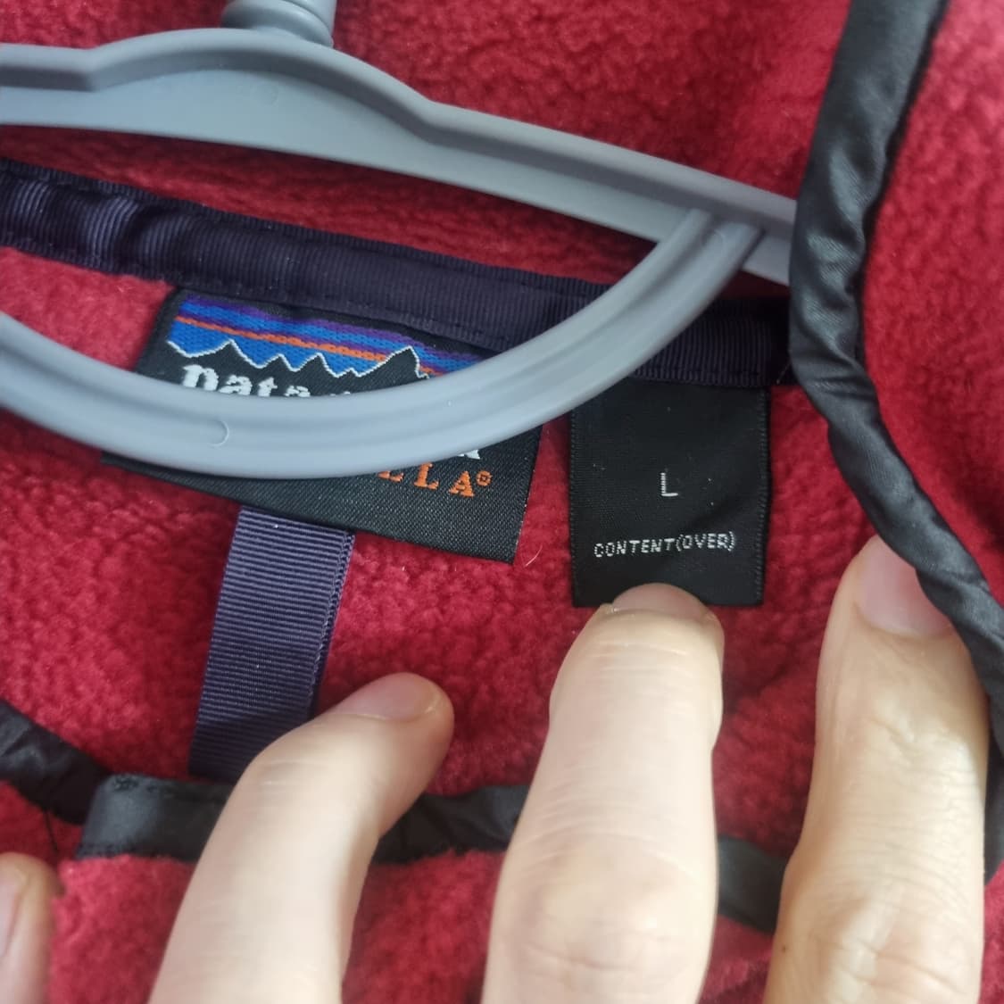 파타고니아 신칠라 레드 90s 포르투갈L 상품이미지2