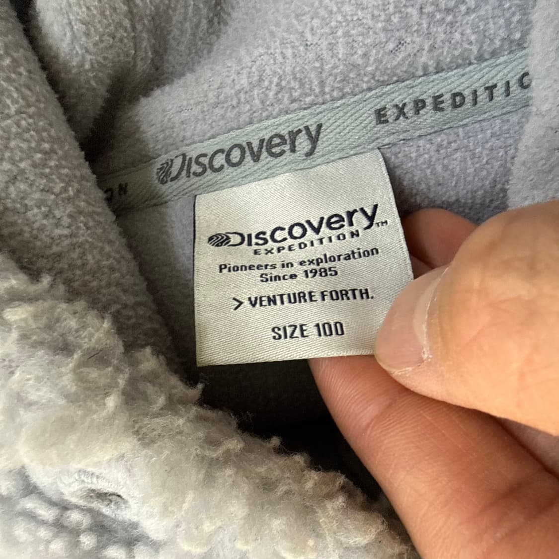 100 디스커버리 플리스 후드 집업 0327T 상품이미지3