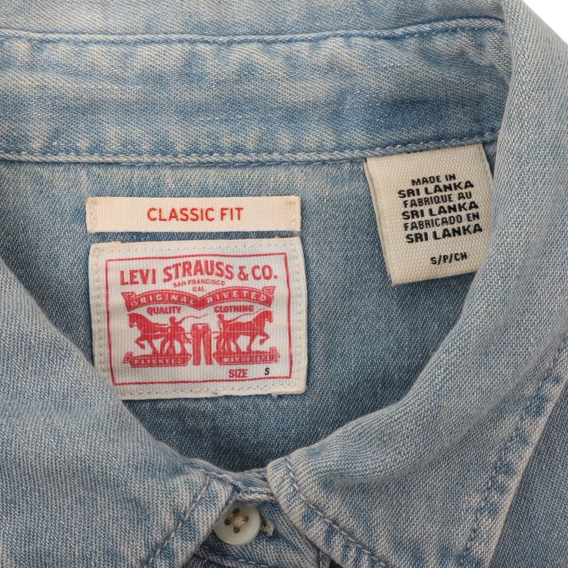 리바이스 포켓 웨스턴 데님셔츠 상품이미지8