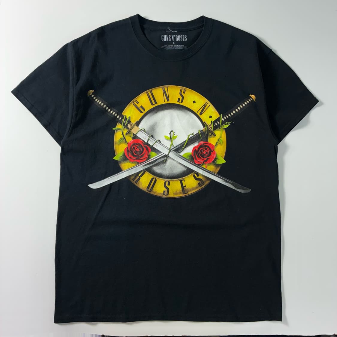 Guns n roses  건즈앤로지스 2017 일본투어 블랙 반팔 티셔츠 상품이미지1