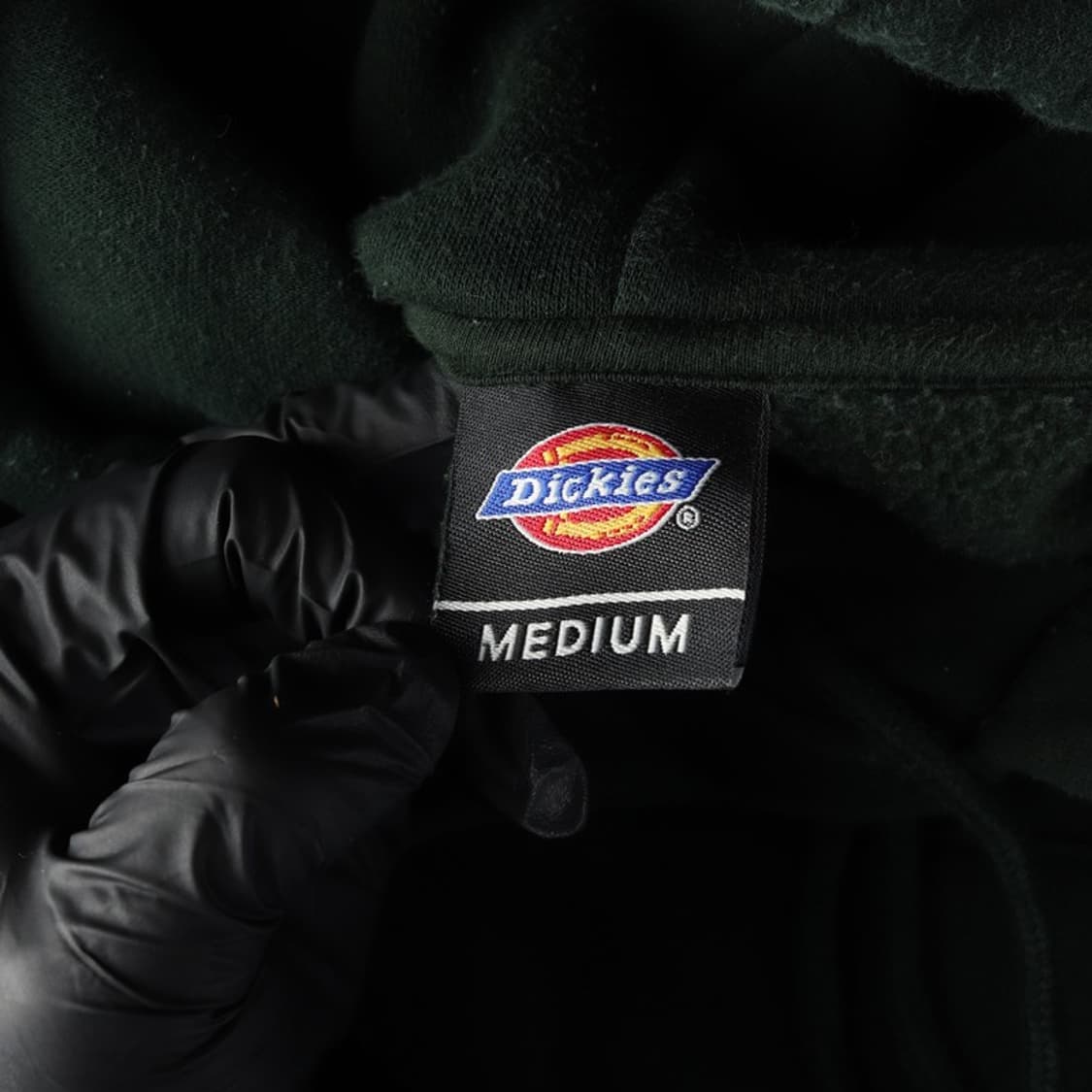 디키즈 센터 빅로고 기모 후드티 딥그린 M 상품이미지5