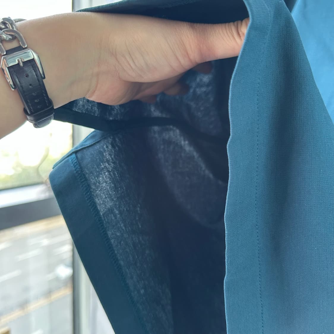 타임 옴므 더 젠틀 반팔 카라 티셔츠 청록색 95 상품이미지4