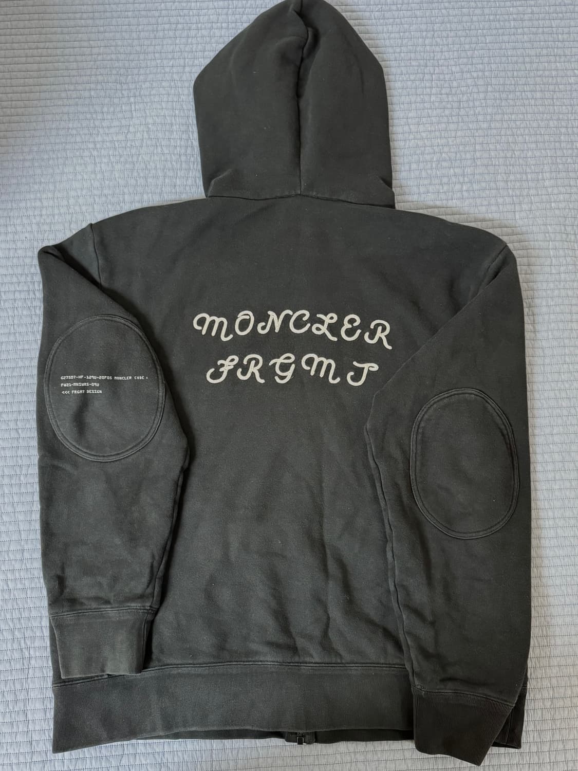 Moncler 몽클레어 프라그먼트 후드 집업 블랙 상품이미지2