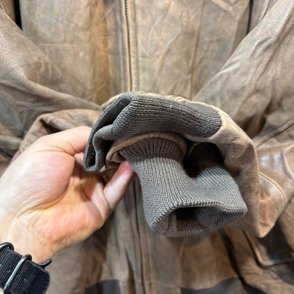 [XL] VINTAGE 빈티지 A-2 가죽 자켓 상품이미지2