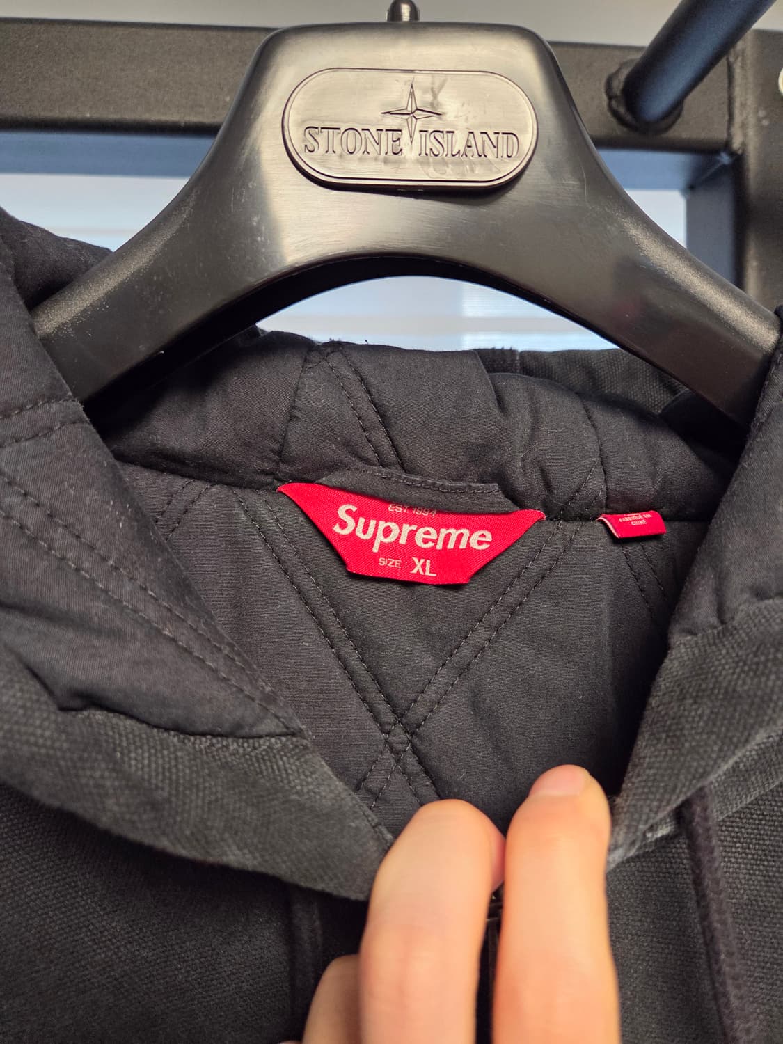 슈프림 페이즐리 스터드 워크 자켓 블랙 xl- 23FW 상품이미지2