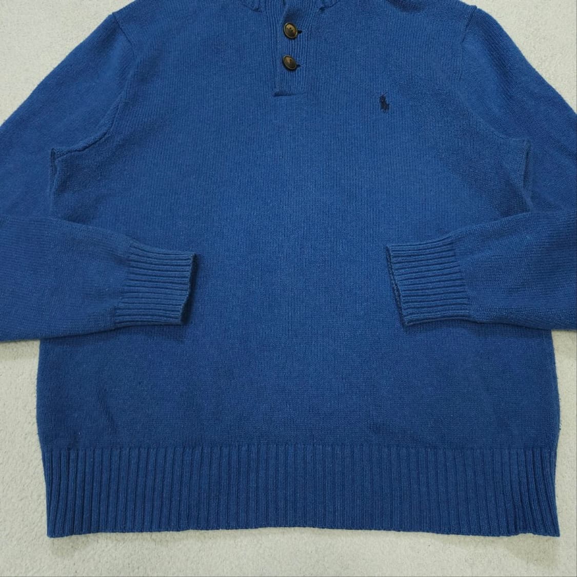 폴로 랄프 로렌 하프 버튼 니트 M 상품이미지3