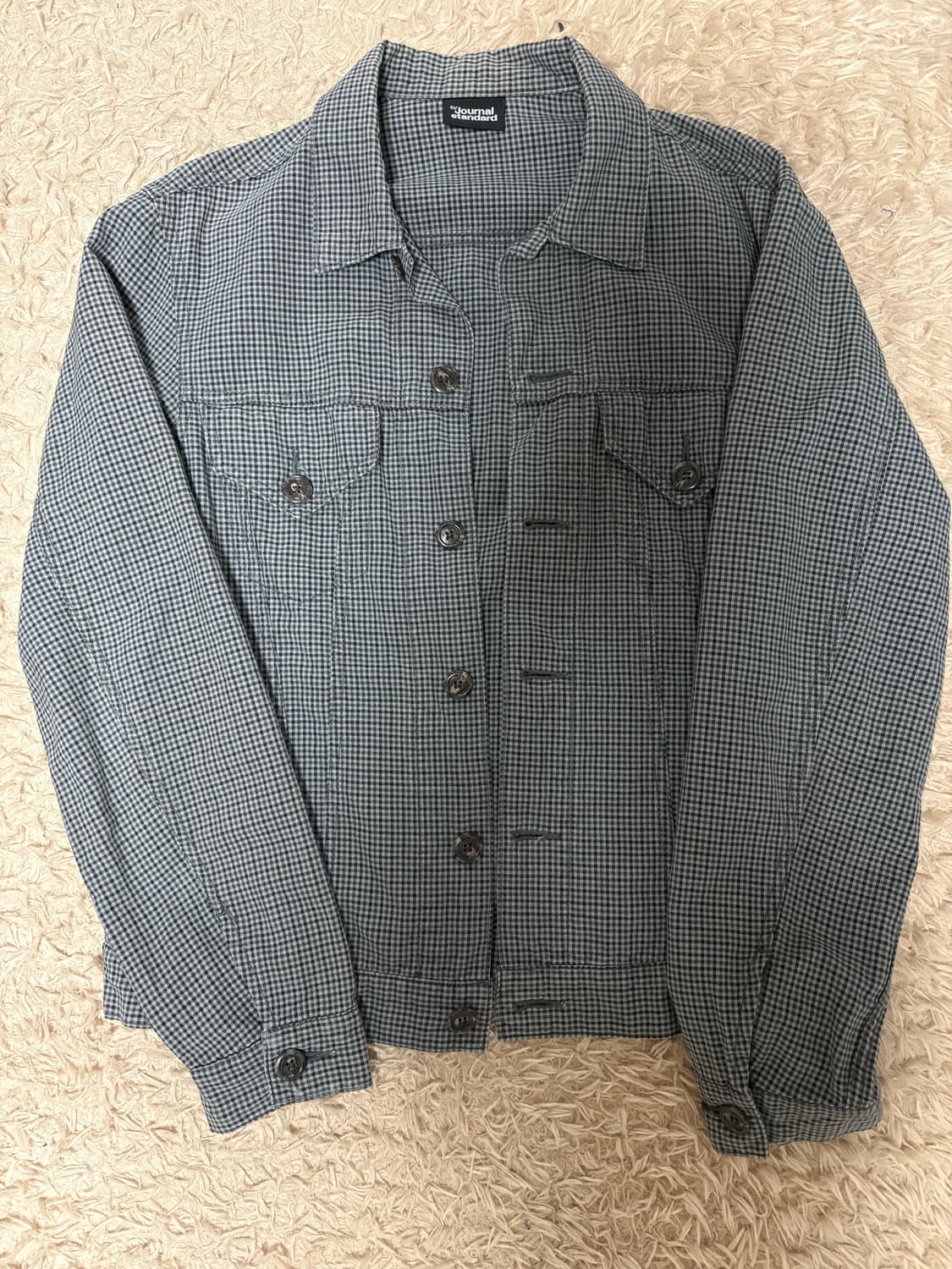 저널 스탠다드 체크 셔츠 상품이미지1