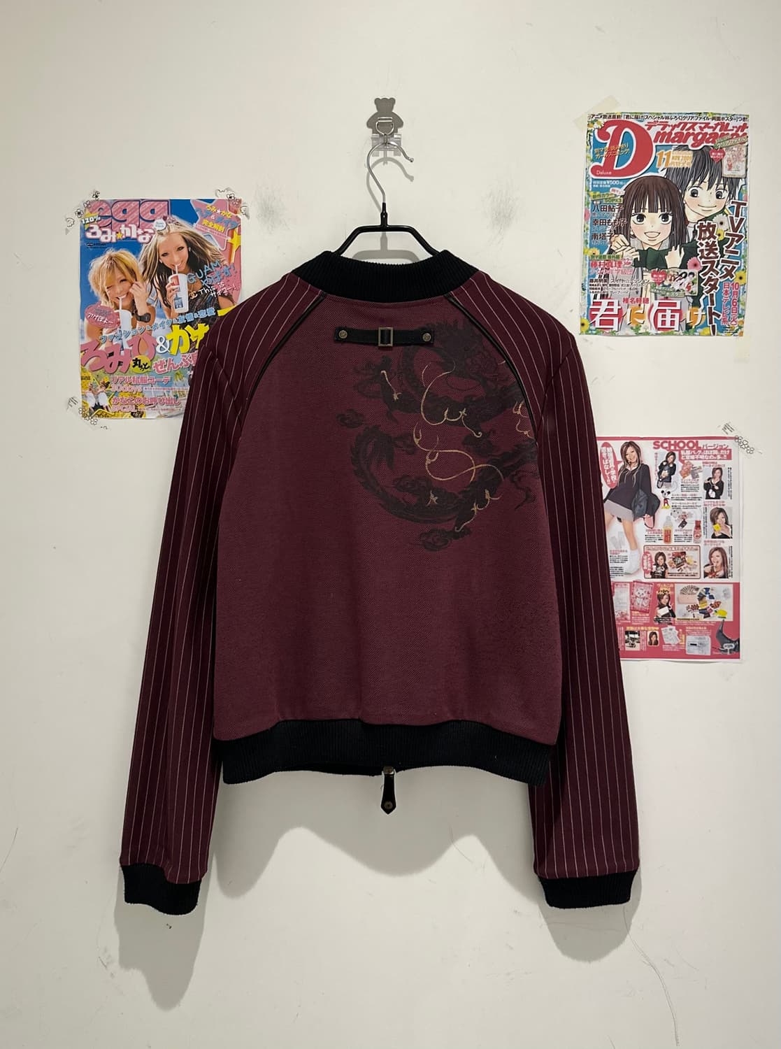  Ozz croce Burgundy Oriental Zip-Up  상품이미지3