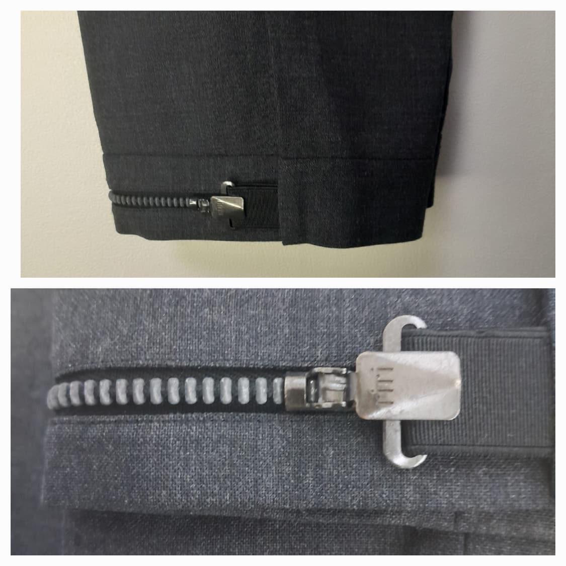 닐바렛 리리지퍼 조거 트레블 울팬츠 48/32" 상품이미지8