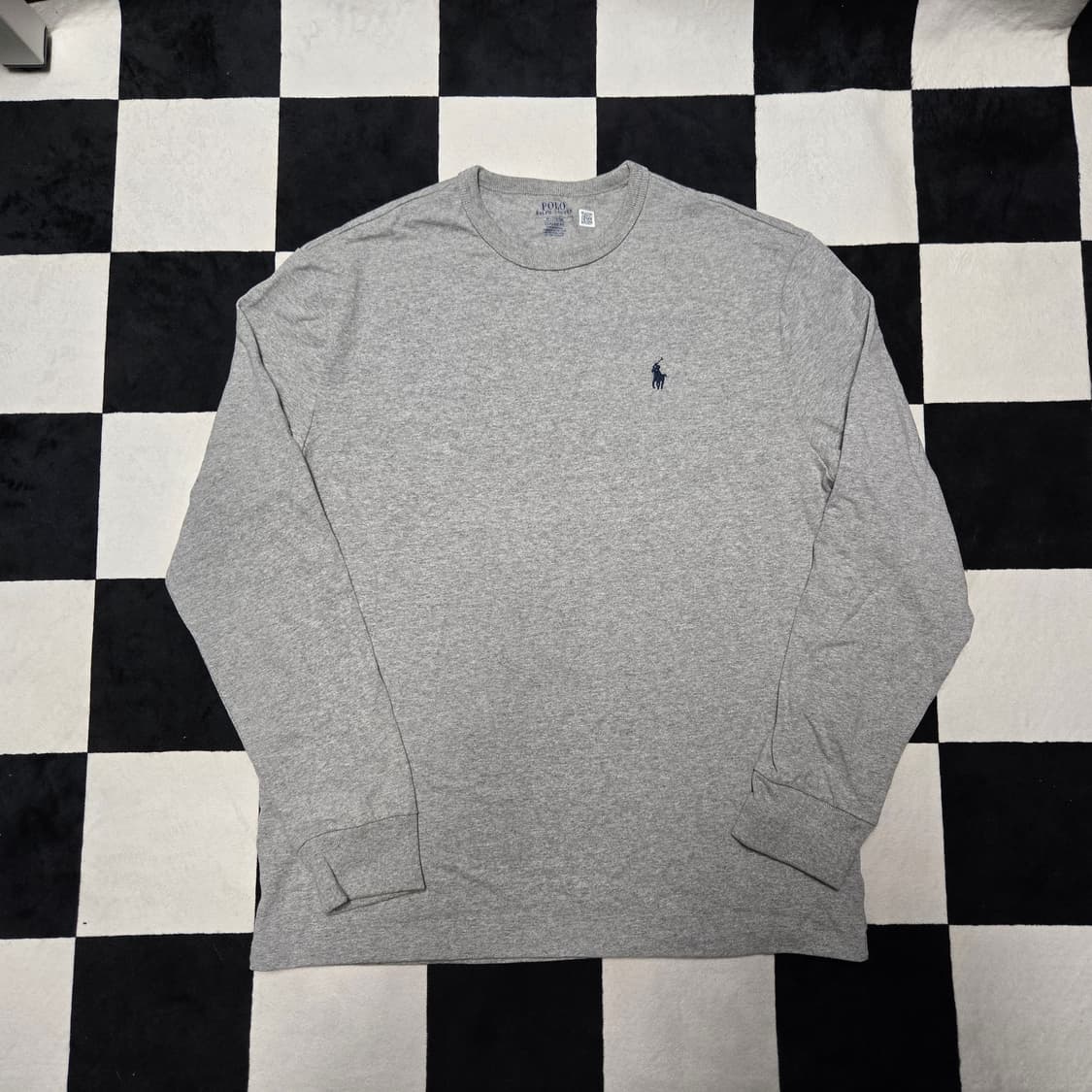 M 폴로랄프로렌 클래식 헤비웨이트 긴팔티셔츠 롱슬리브 그레이 상품이미지1