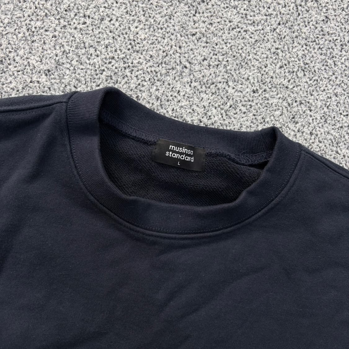 L 무신사스탠다드 신형 남성 긴팔 맨투맨 0423J 상품이미지2